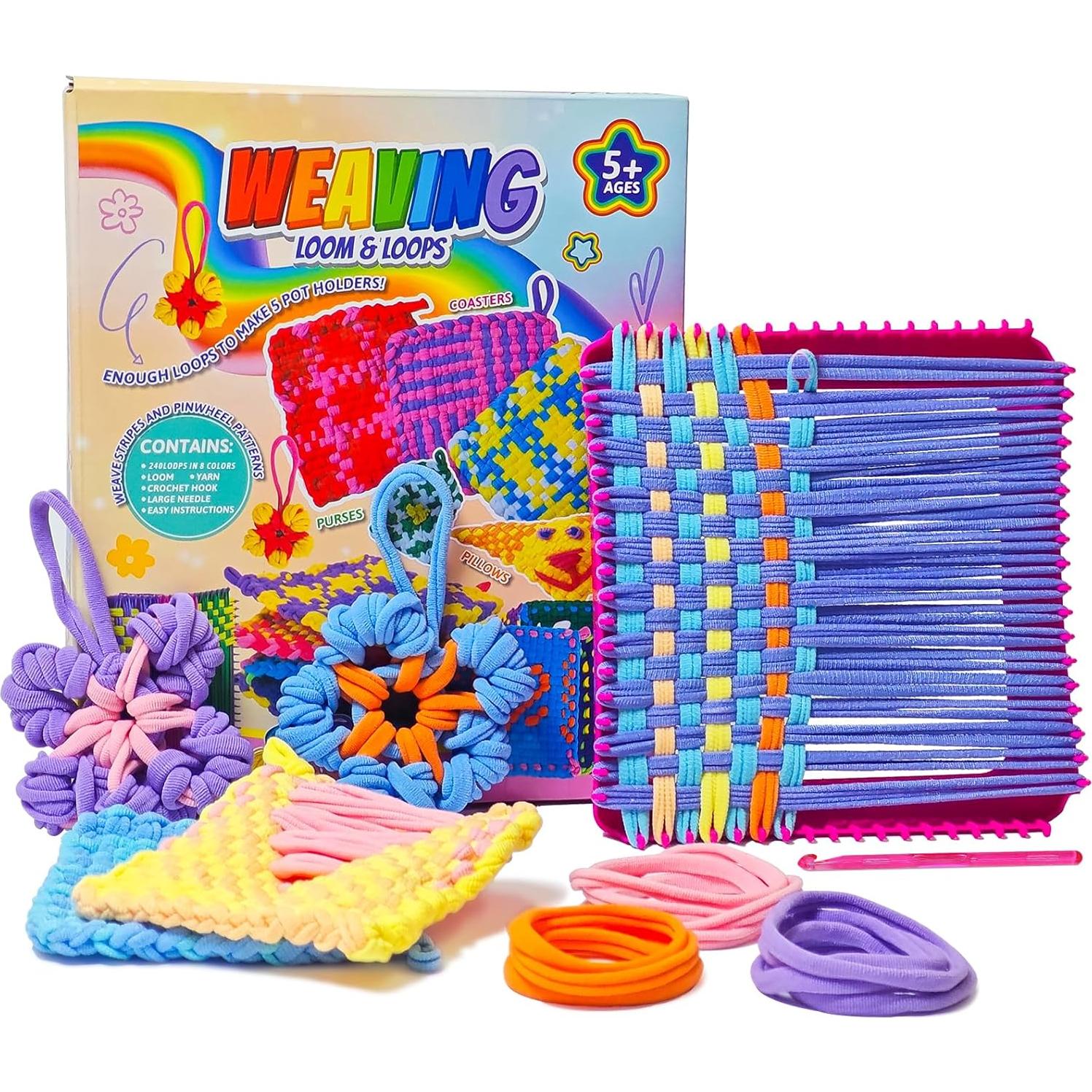 Kit de Telar para Tejer ZJEFUNS 17.78 cm con 240 Bucles