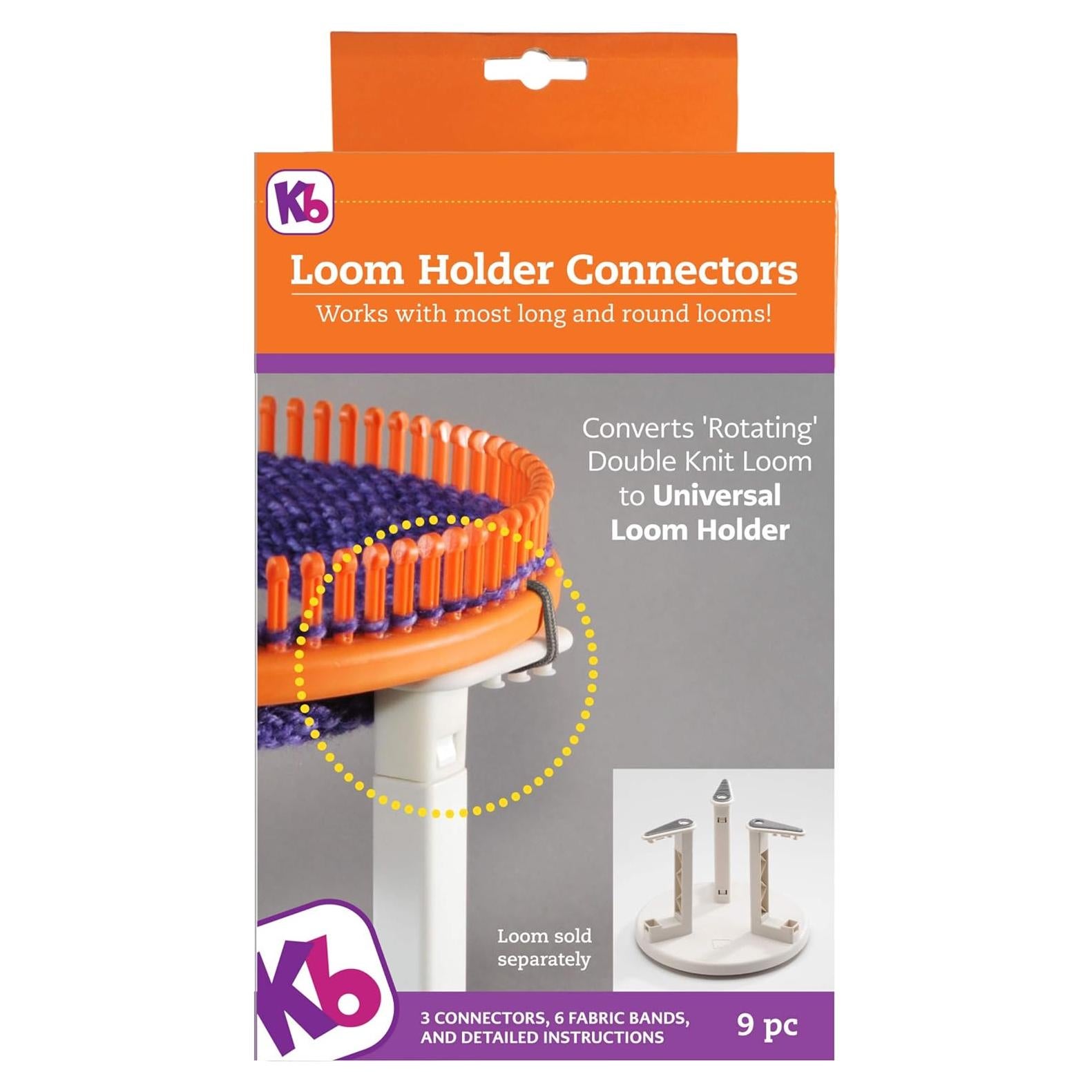 Conectores de Soporte para Telar Rotativo - 3 Piezas