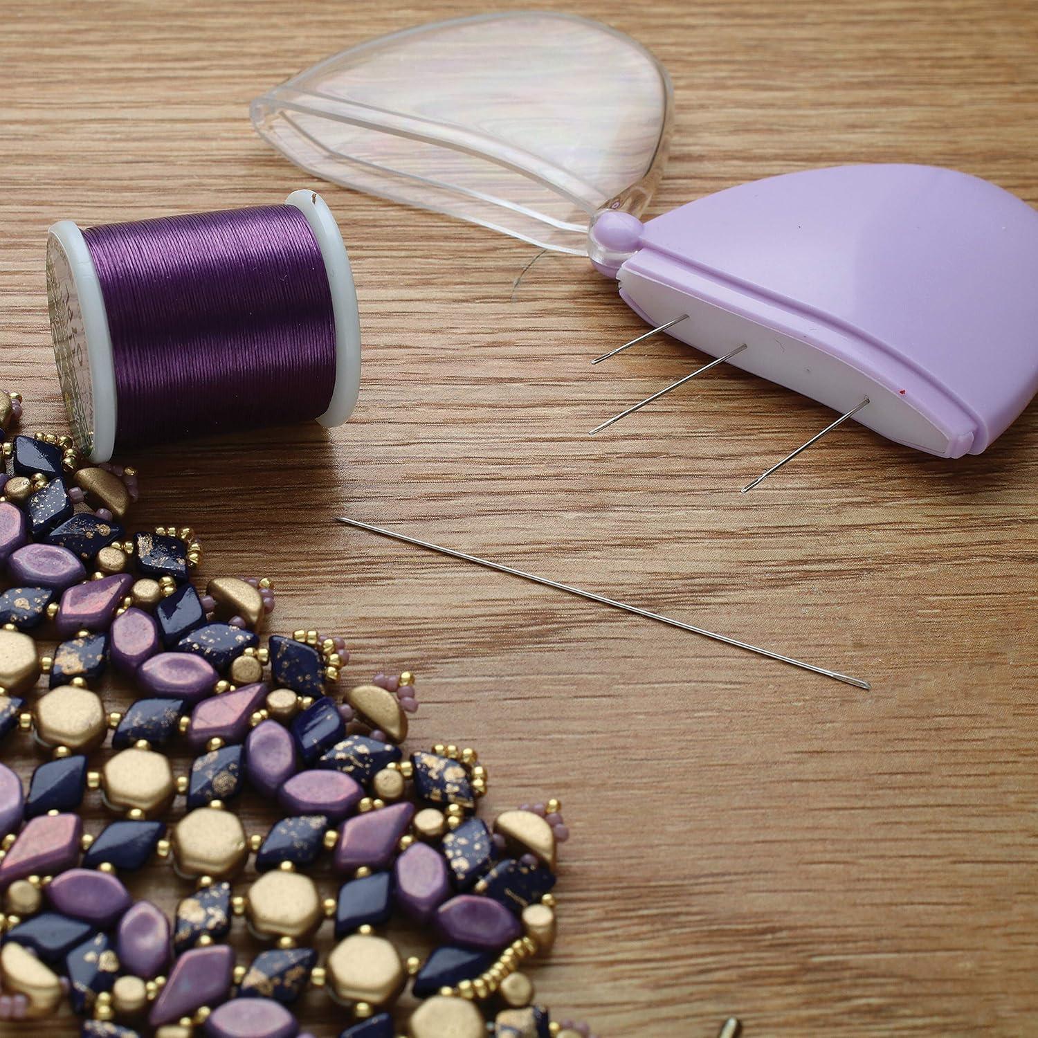 Agujas de Abalorios The Beadsmith #10 - Estuche Morado
