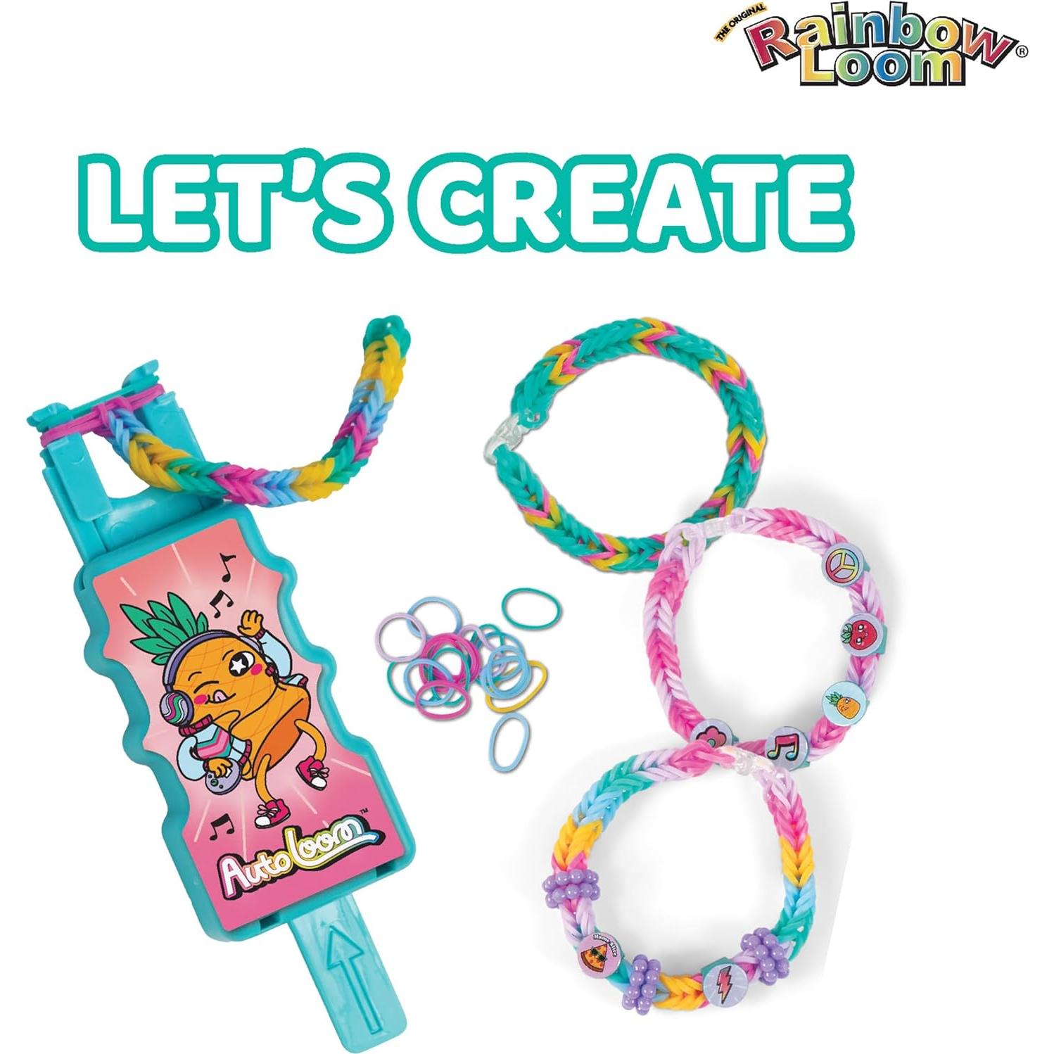 Kit de Manualidades Rainbow Loom AutoLoom Petit - 1000 Bandas