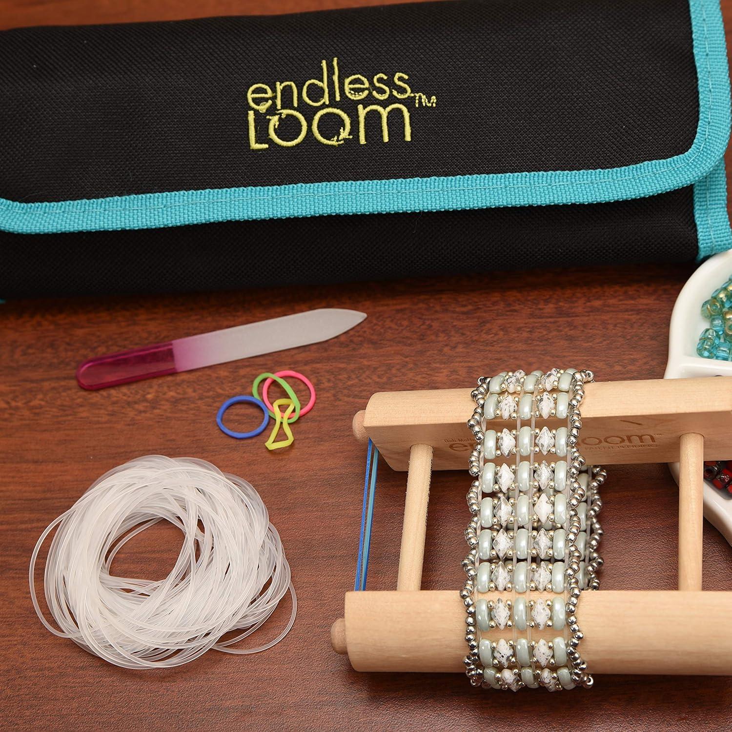 Bandas de Telar Sin Fin The Beadsmith 15.24 cm 72 Piezas Color Claro
