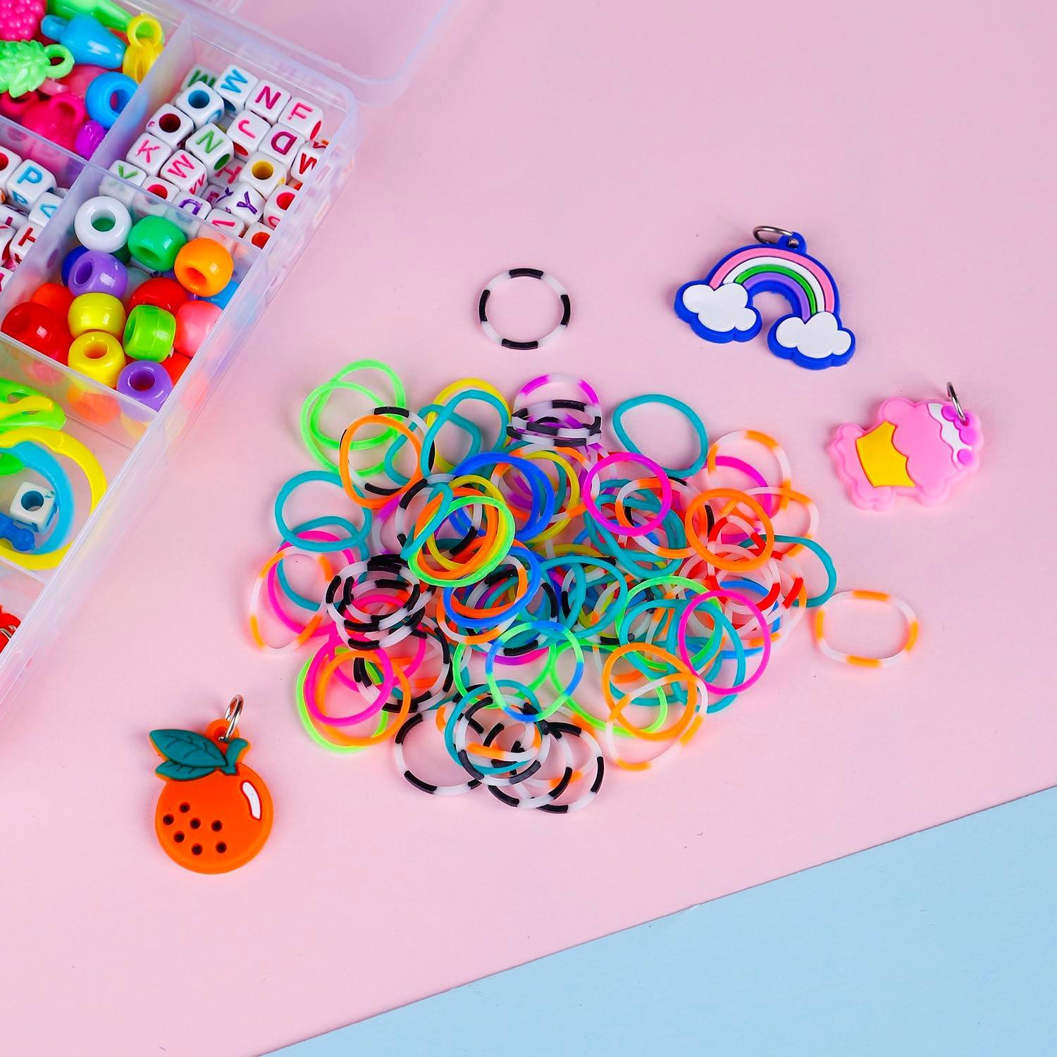 Kit de Pulseras de Goma WAOYER 2500+ 30 Colores y Accesorios