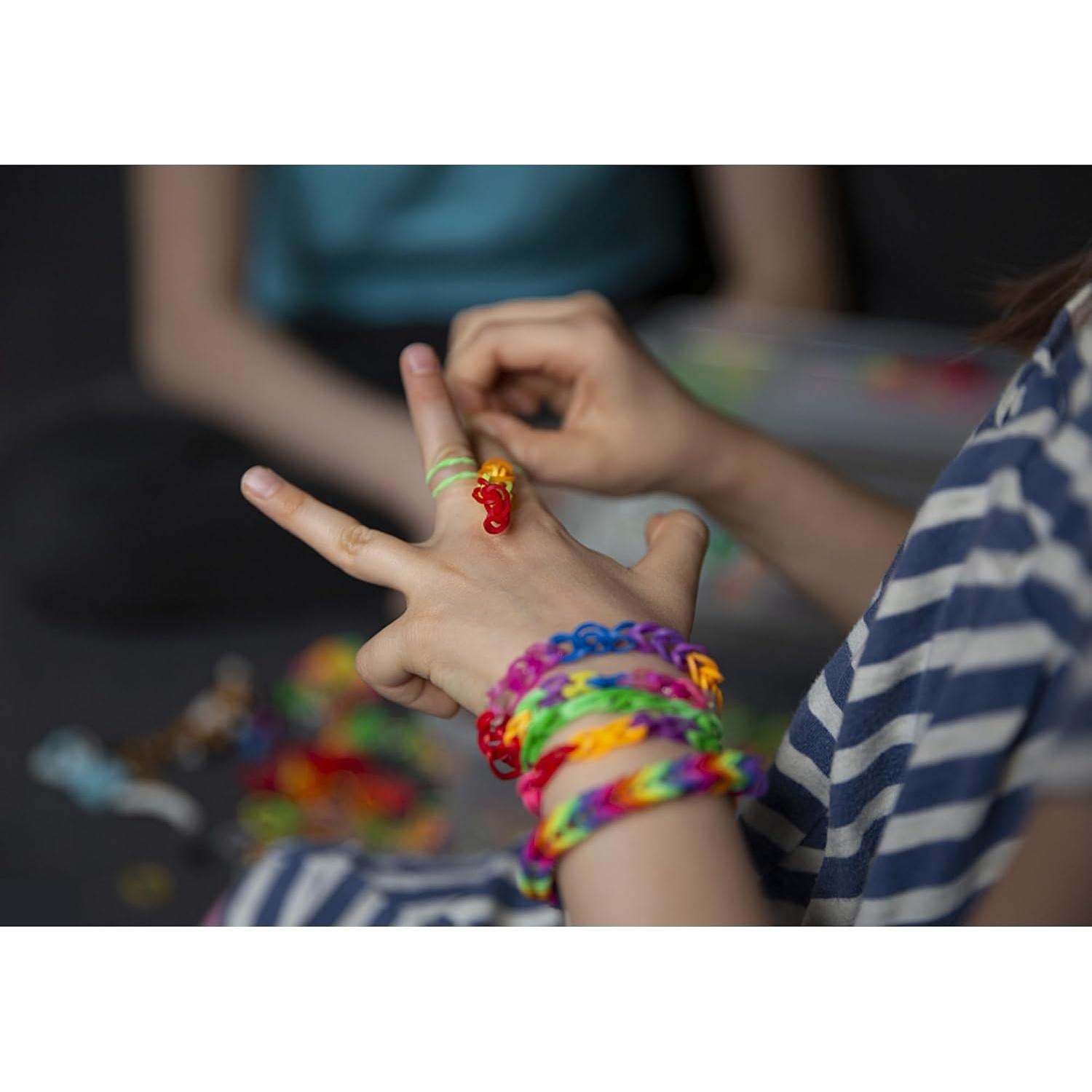 Kit de Pulseras de Goma WAOYER 2500+ 30 Colores y Accesorios