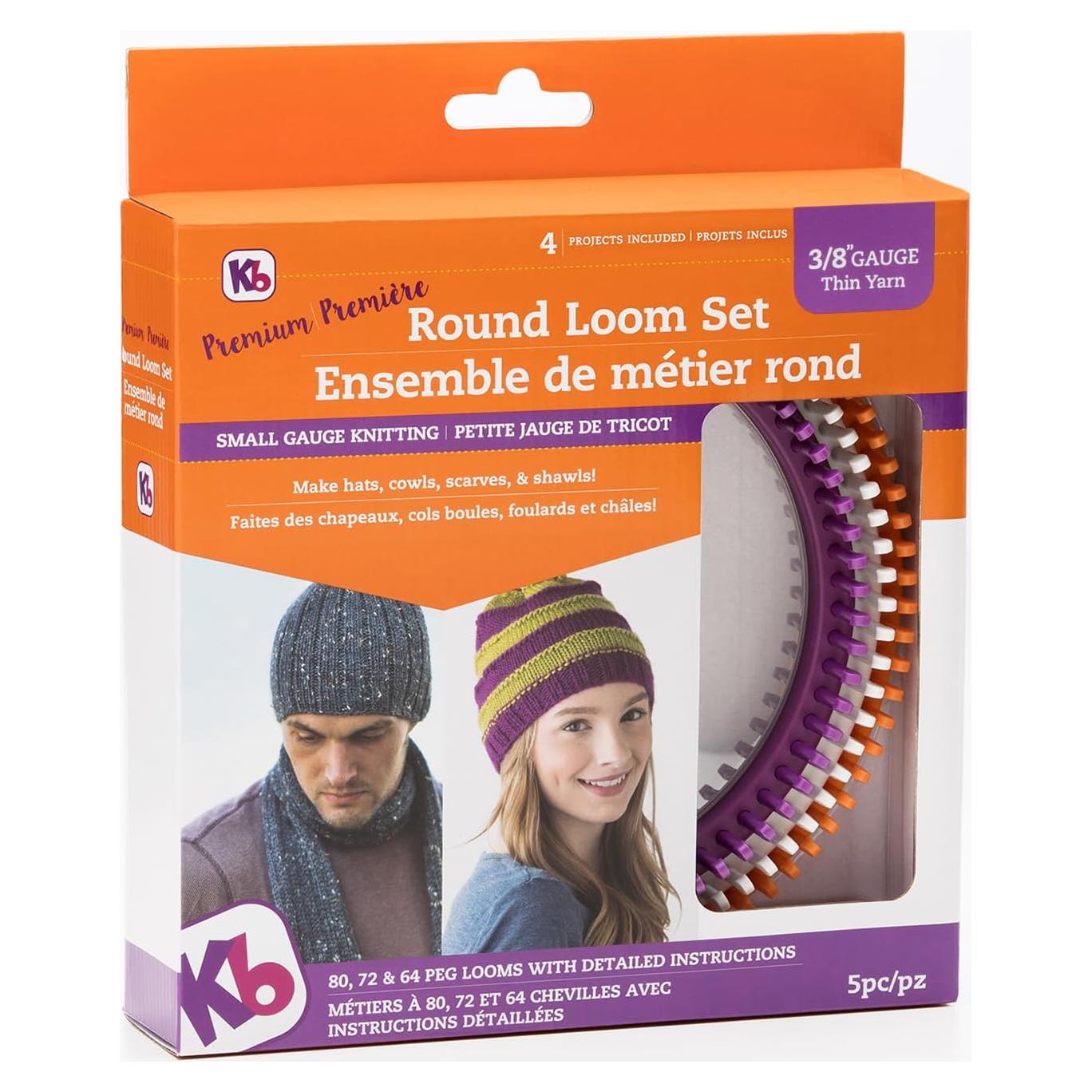 Juego de Telares Redondos Premium Authentic Knitting Board - 3 Piezas