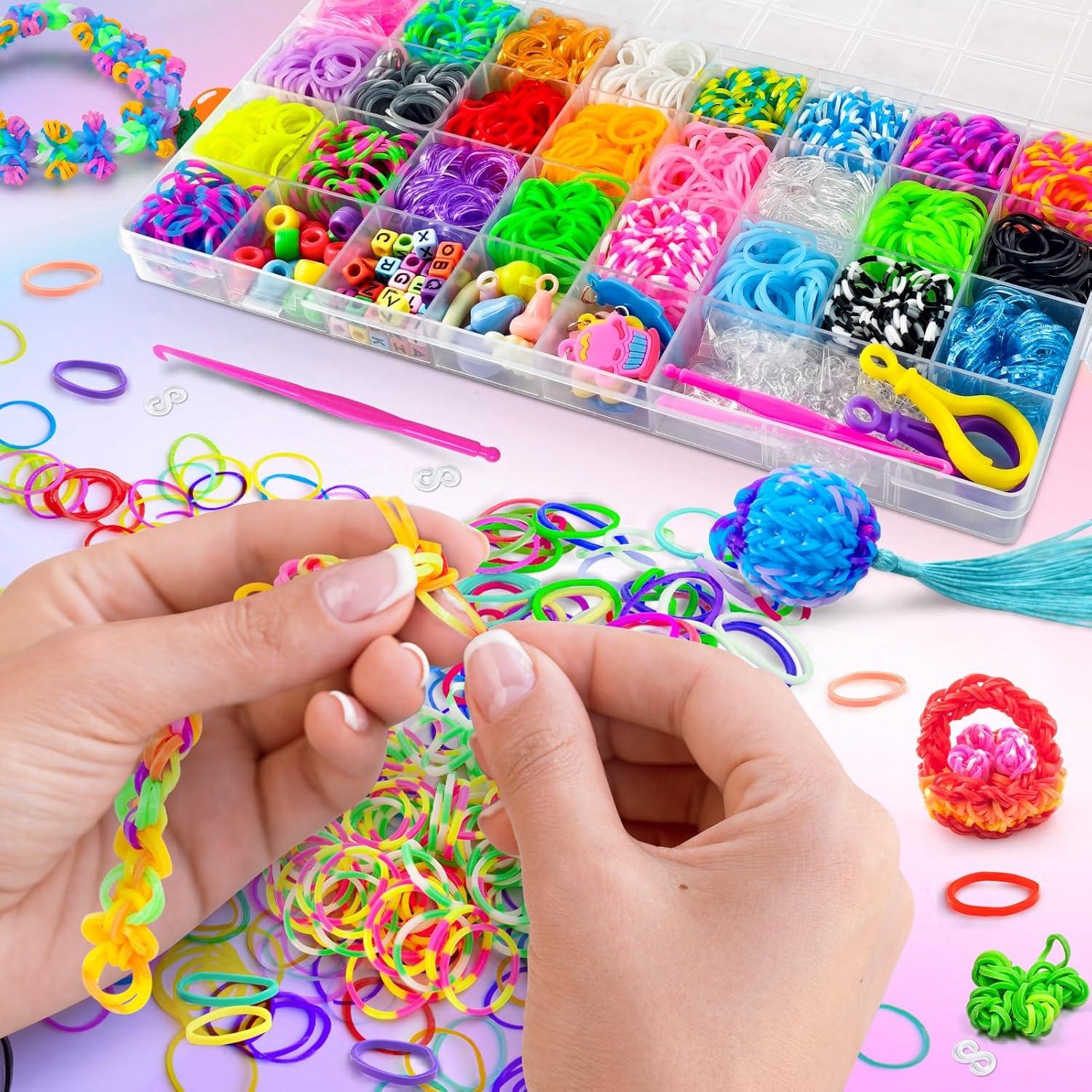 Kit de Recarga de Pulseras de Goma ROSHUKG 2500 Pcs