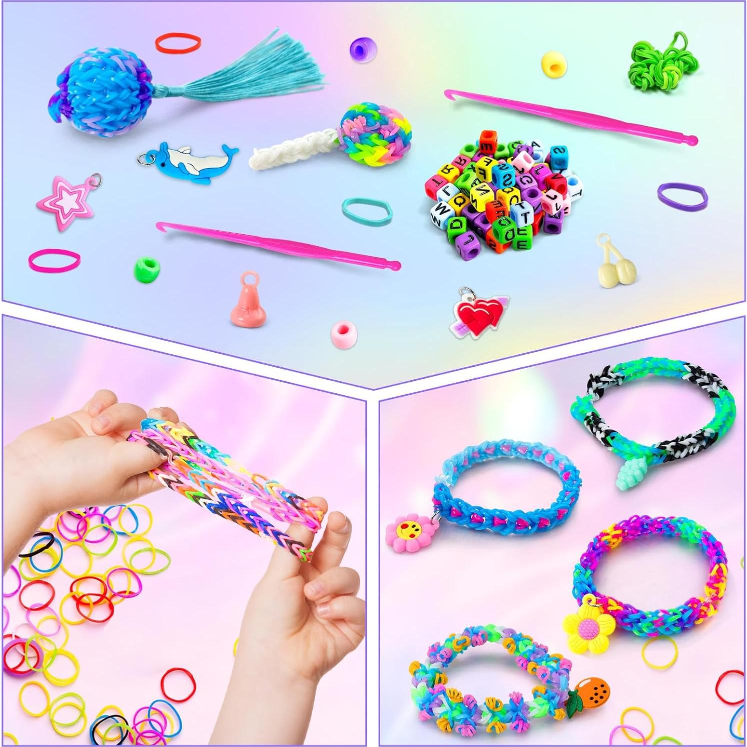 Kit de Recarga de Pulseras de Goma ROSHUKG 2500 Pcs