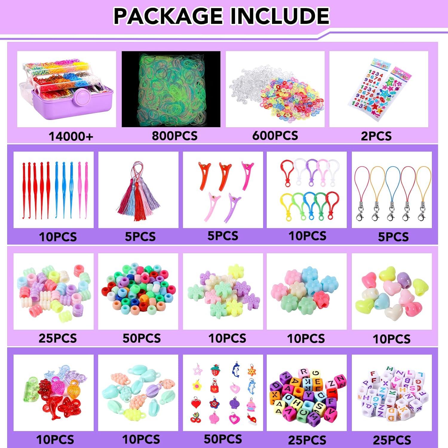 Kit de Fabricación de Pulseras de Goma SUMAJU 26 Colores