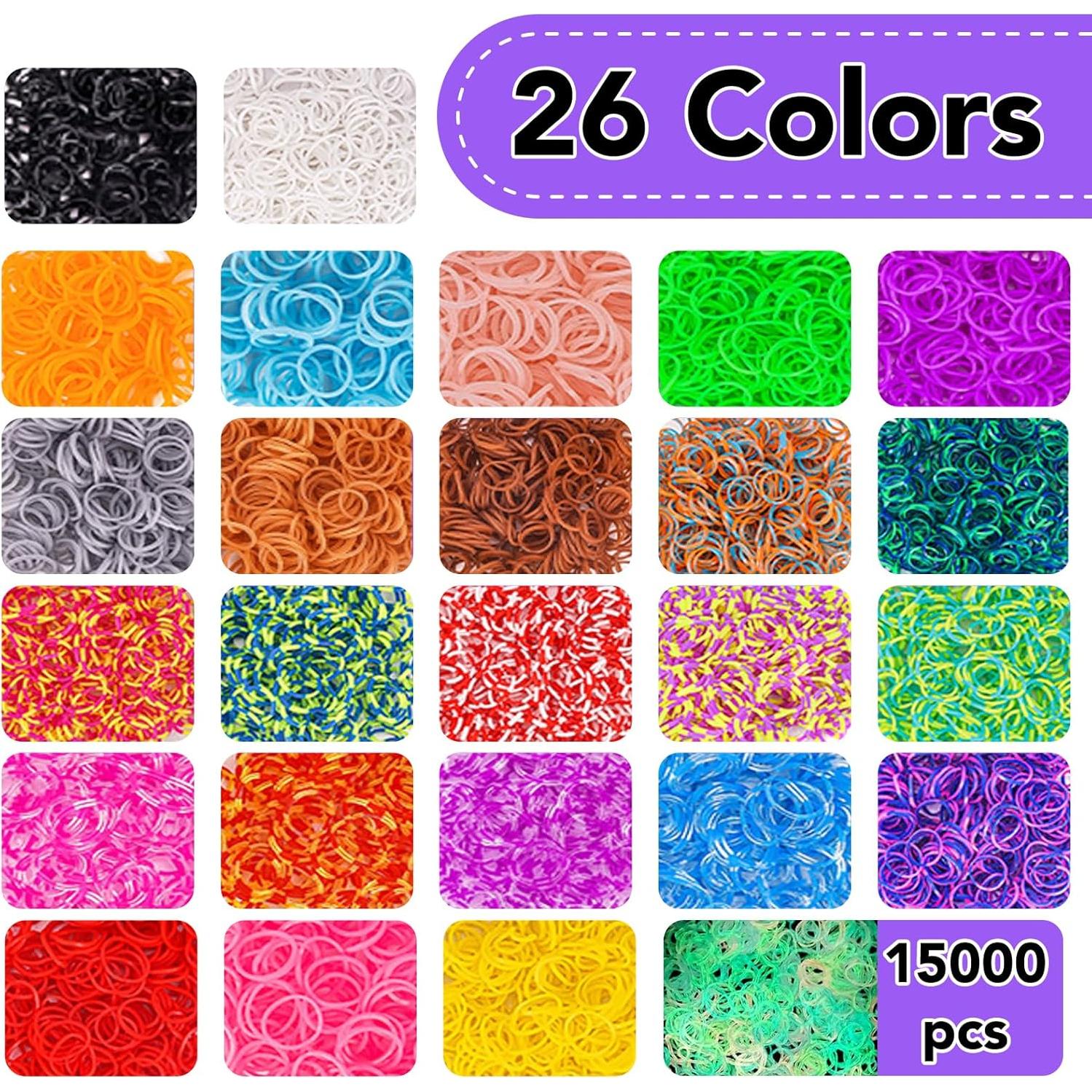 Kit de Fabricación de Pulseras de Goma SUMAJU 26 Colores