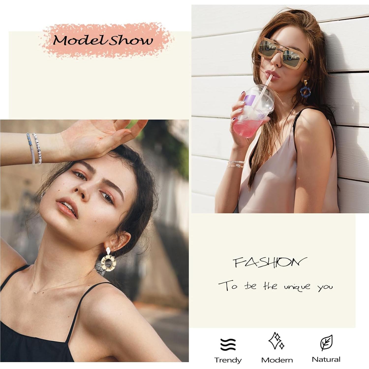 Kit de Fabricación de Pulseras ADIIL 7200 Piezas Arcilla 6mm