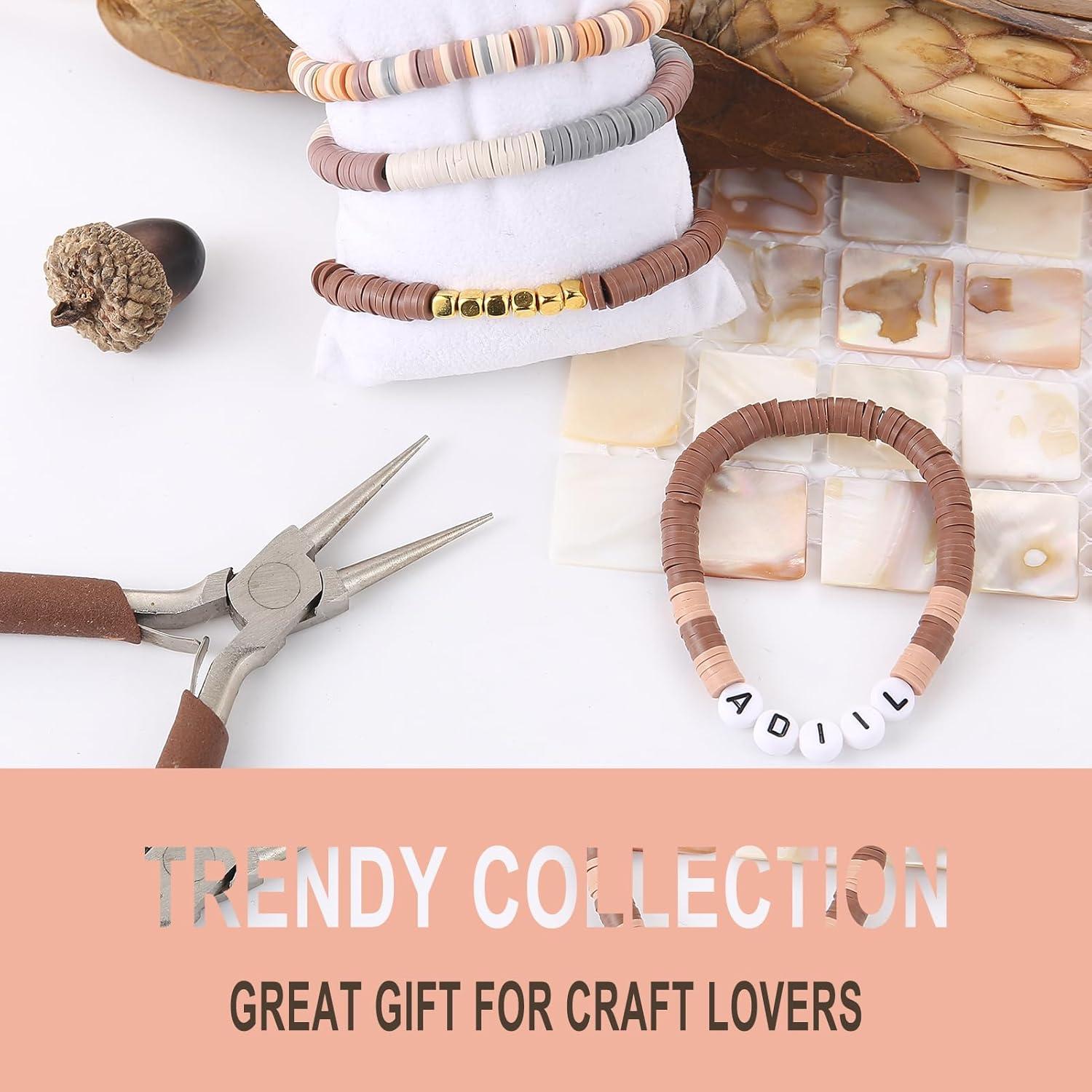 Kit de Fabricación de Pulseras ADIIL 7200 Piezas Arcilla 6mm