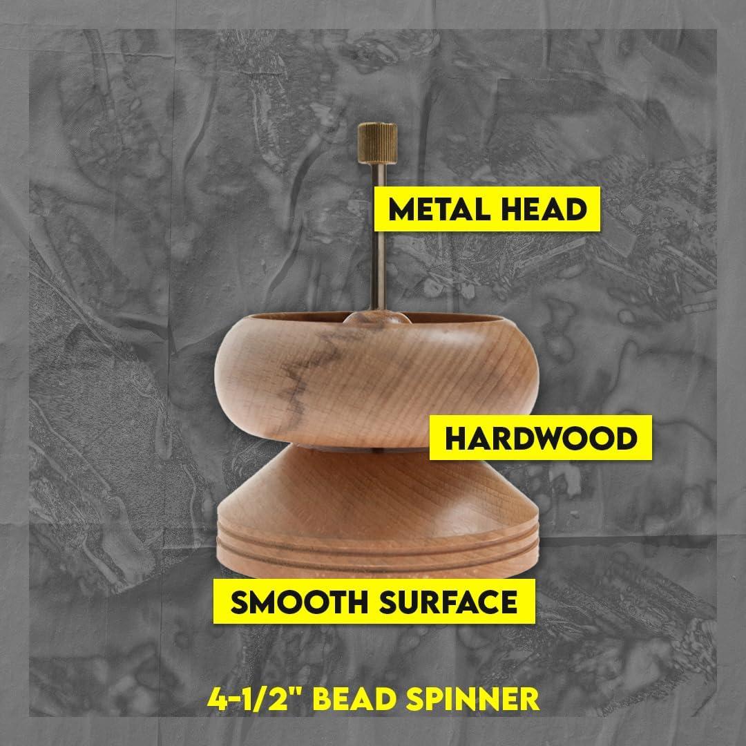 Spinner de Cuentas SE JT-BS04 - Herramienta de Joyería de Madera