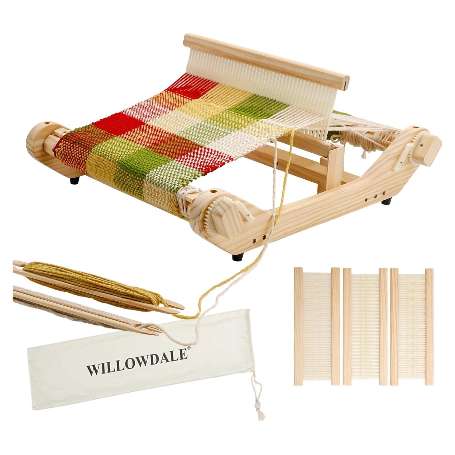 Telar de Tejido WILLOWDALE 30.48 cm Kit Completo para Adultos