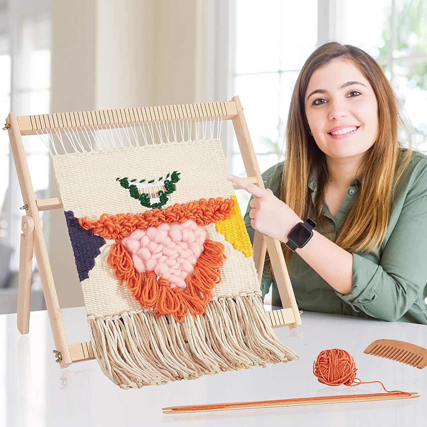 Telar de Madera Willowdale 41.91 x 39.88 cm para Tejer