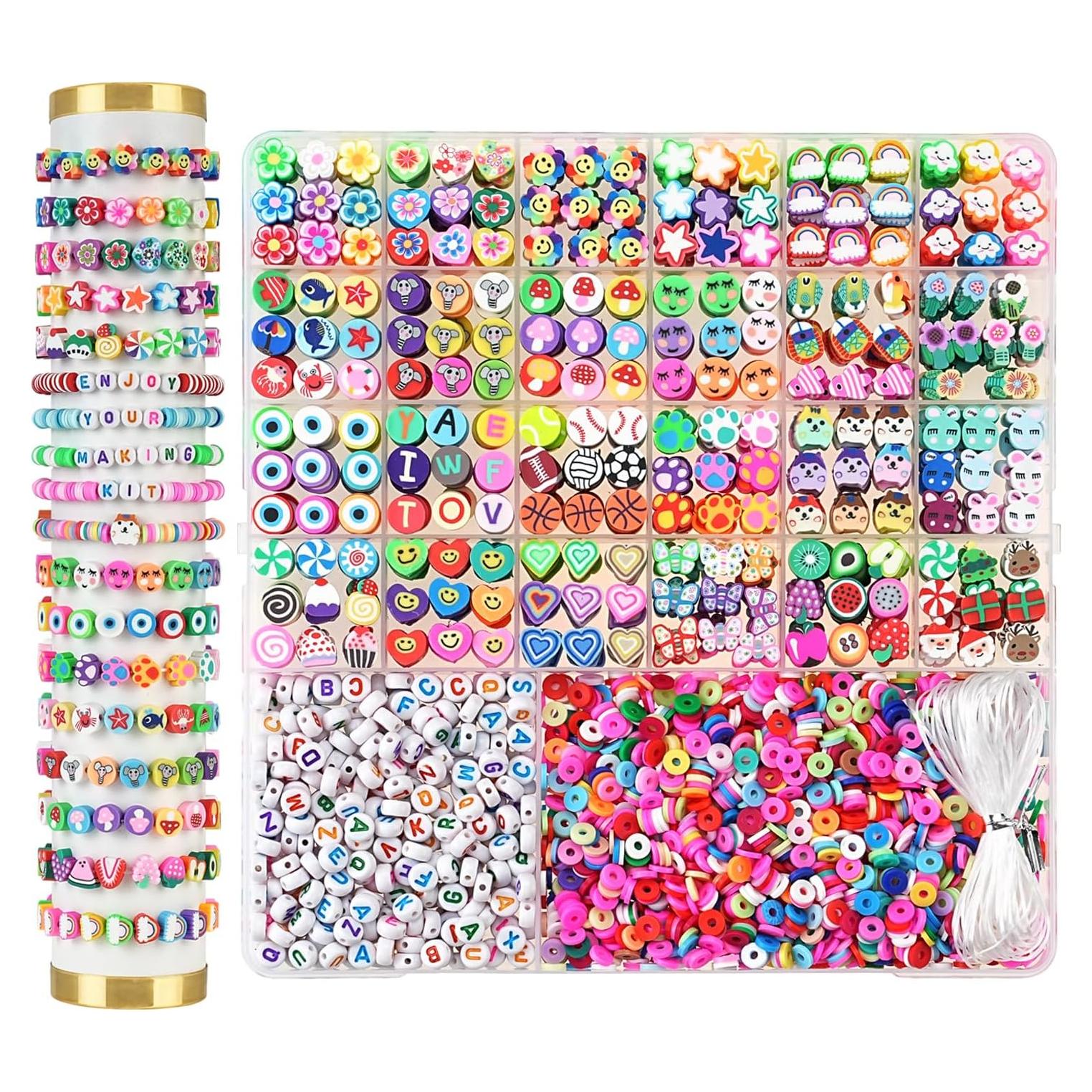 Kit de Pulseras de Amistad Richginker 2300 Piezas DIY