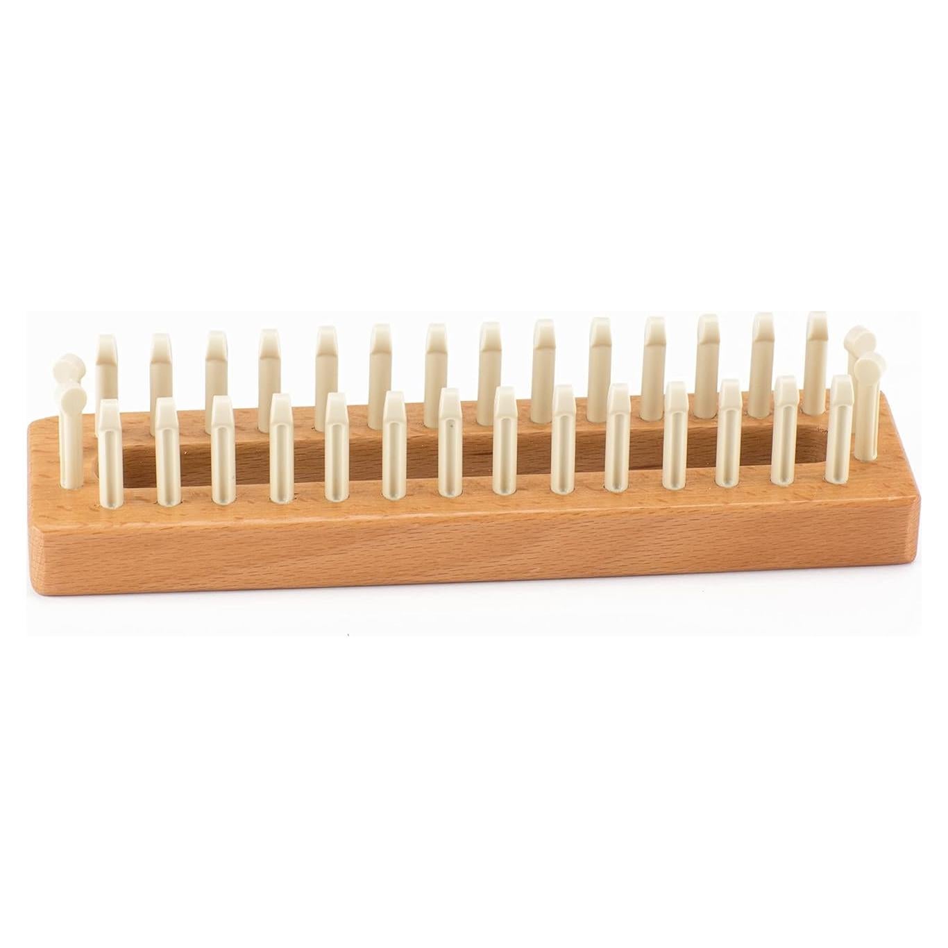 Telar de Madera 32 Clavos Authentic Knitting Board - Tejido Doble y Simple