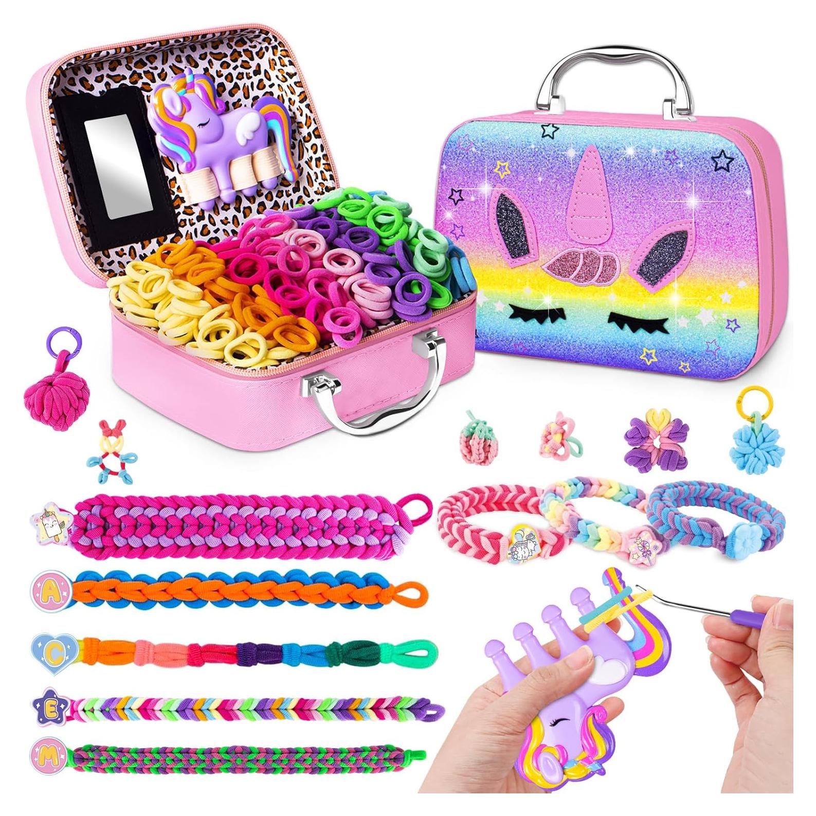 Kit de Fabricación de Pulseras Kikikid Unicornio 1000 Bandas
