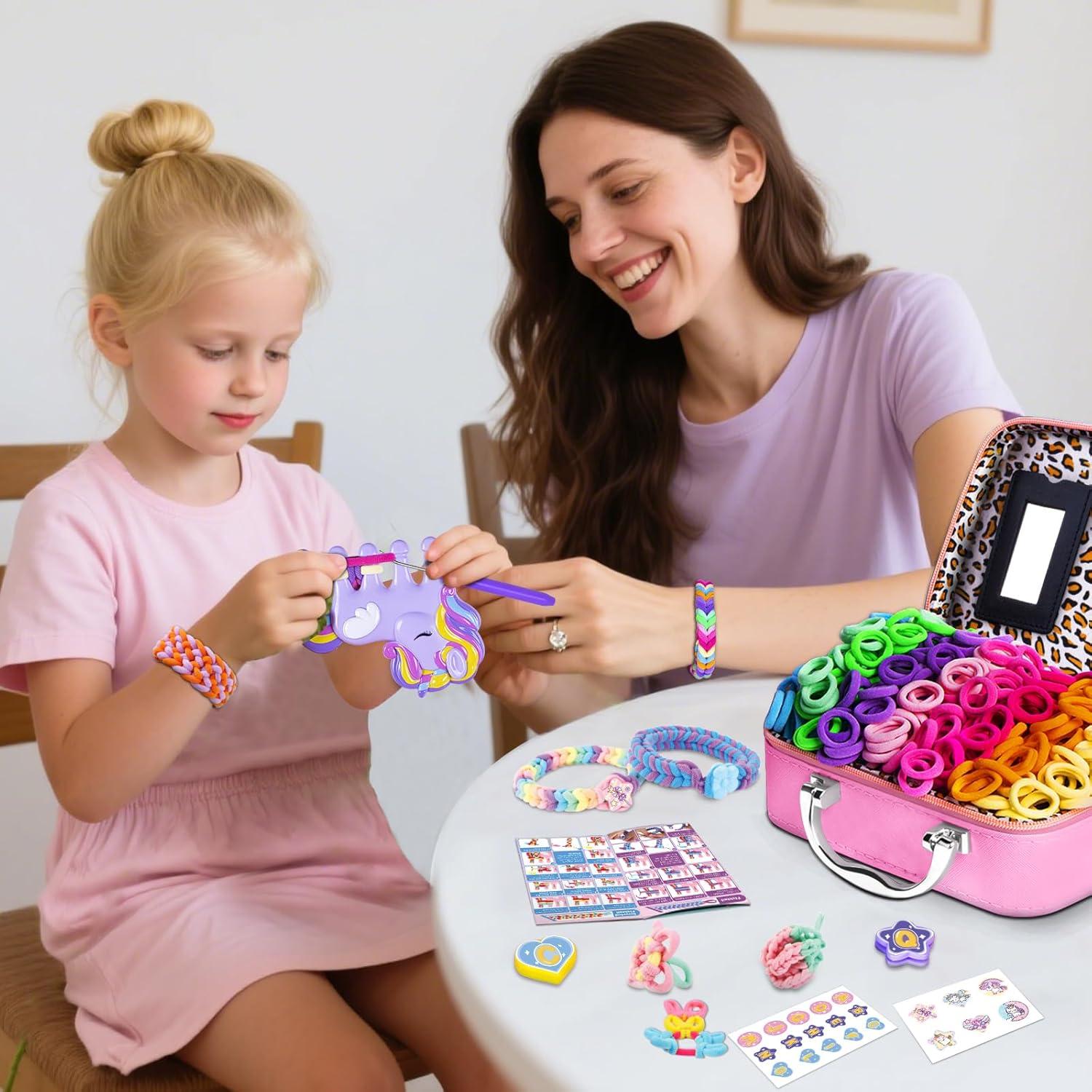 Kit de Fabricación de Pulseras Kikikid Unicornio 1000 Bandas