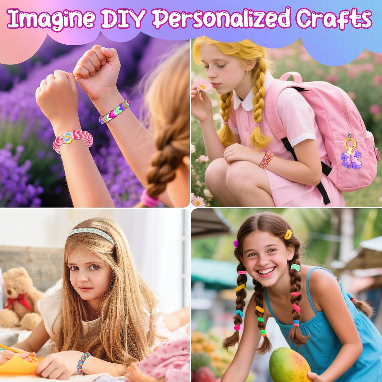 Kit de Fabricación de Pulseras Kikikid Unicornio 1000 Bandas