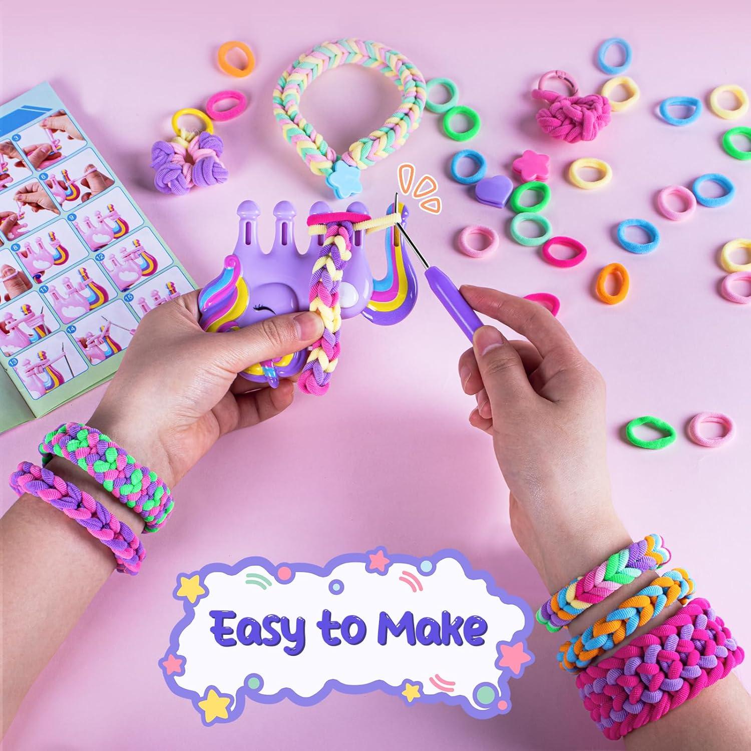 Kit de Fabricación de Pulseras Kikikid Unicornio 1000 Bandas