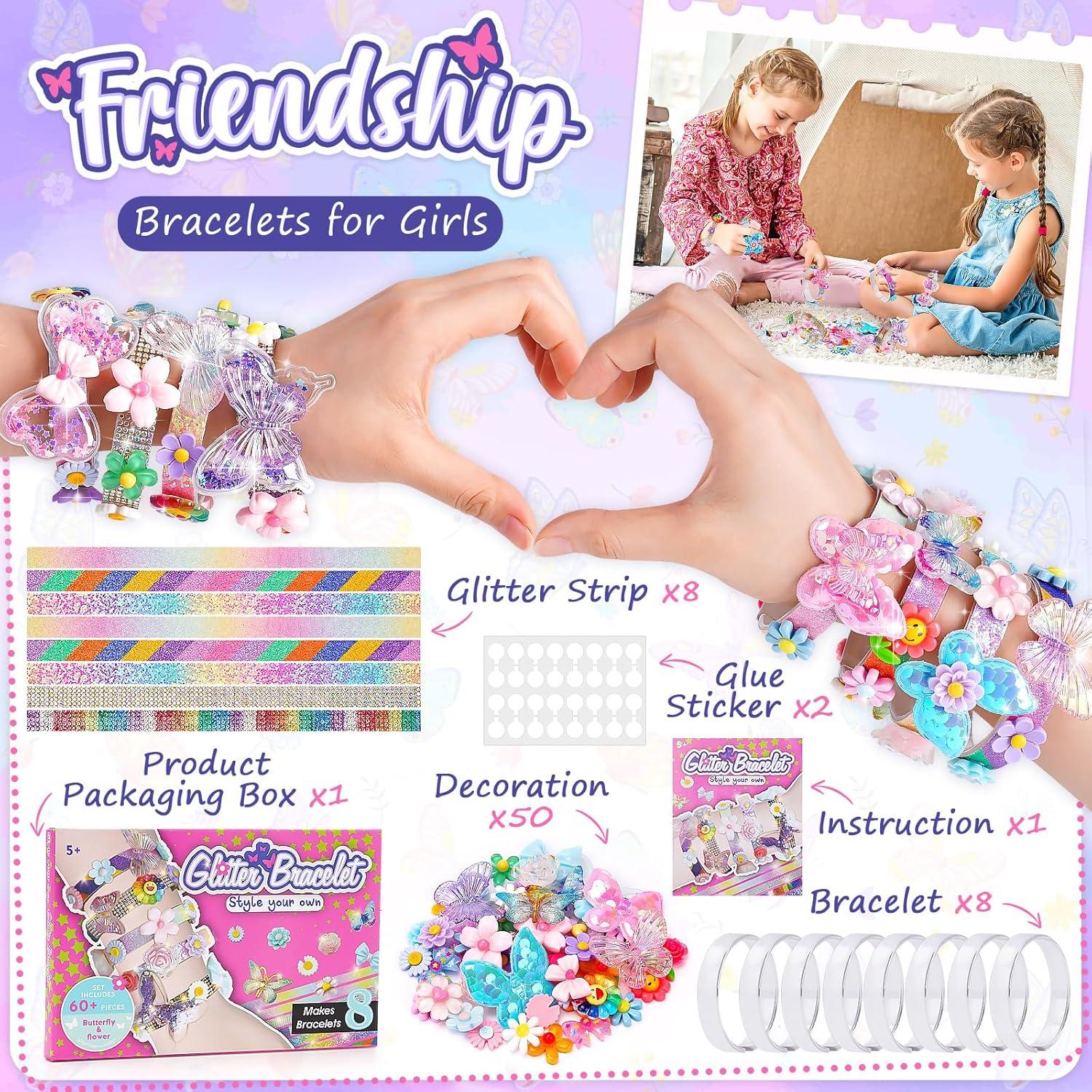 Kit de Fabricación de Pulseras de Amistad Eichhoo - 50 Encantos