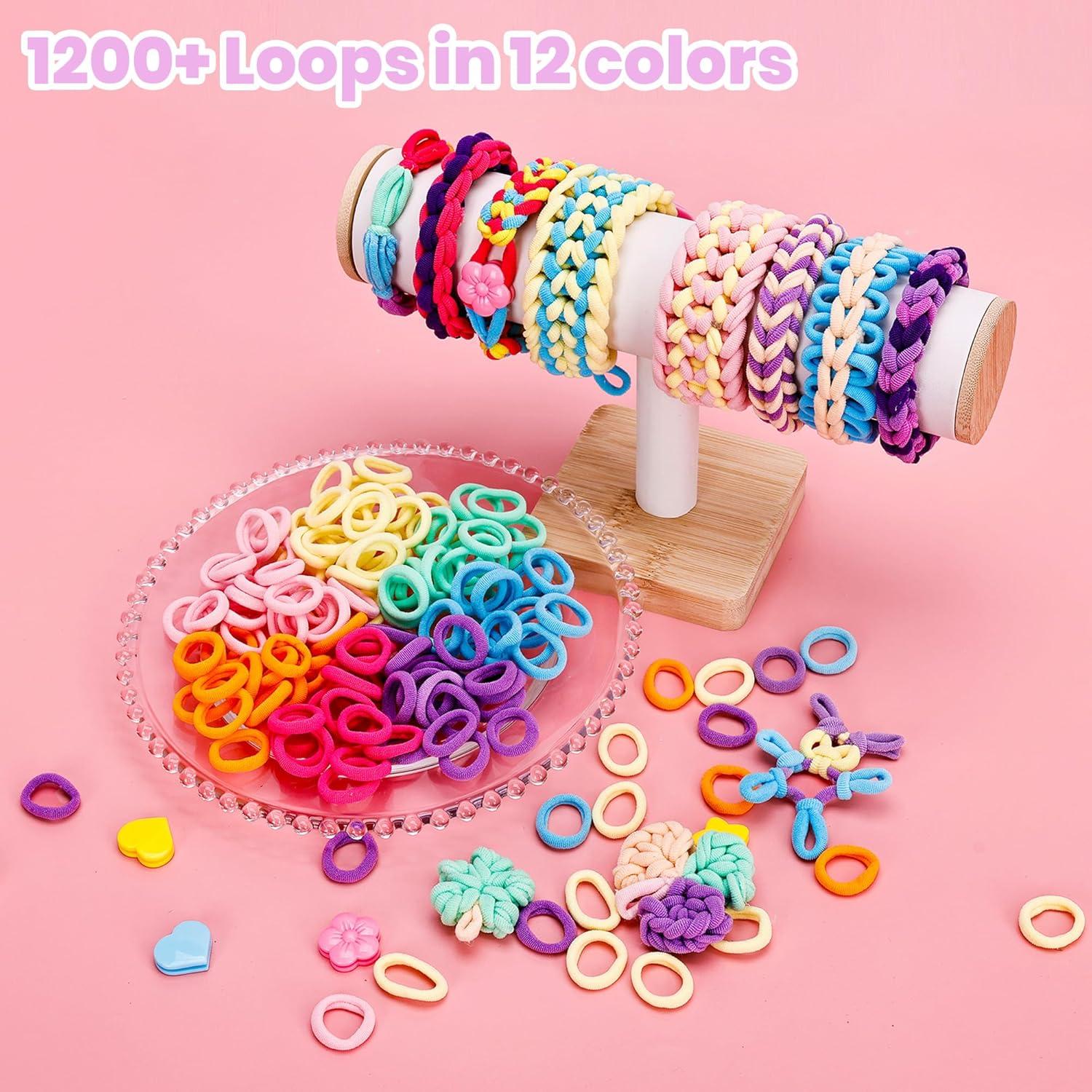 Kit de Fabricación de Pulseras FUTESI - 1200+ Bucles DIY