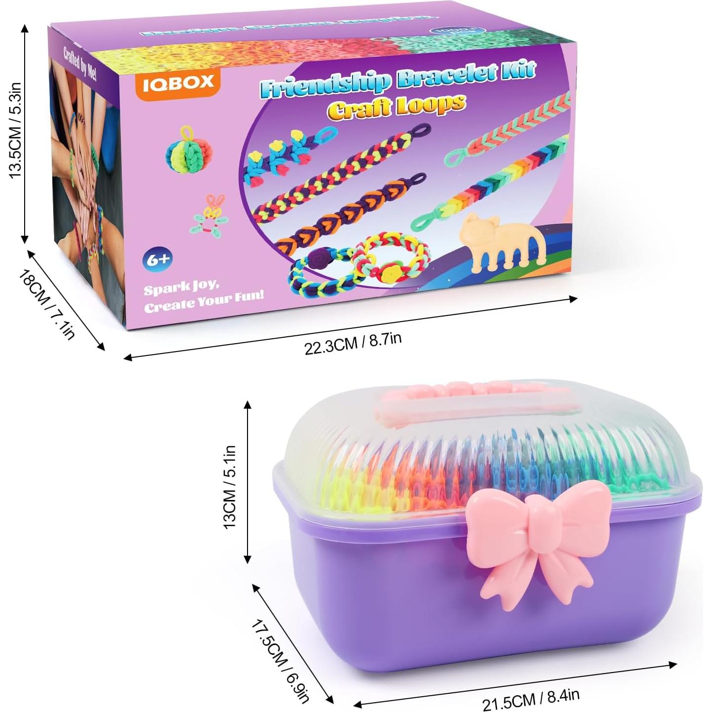 Kit de Fabricación de Pulseras IQBOX para Niñas 8-12 Años