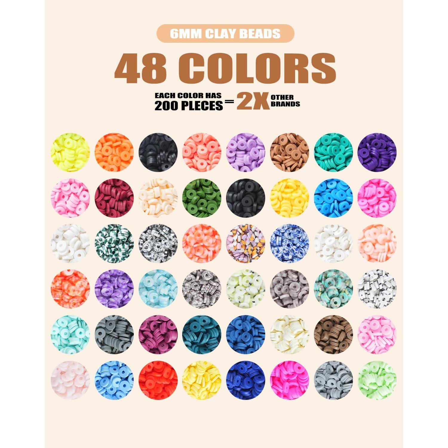 Kit de Fabricación de Pulseras BestNow con Cuentas de Arcilla