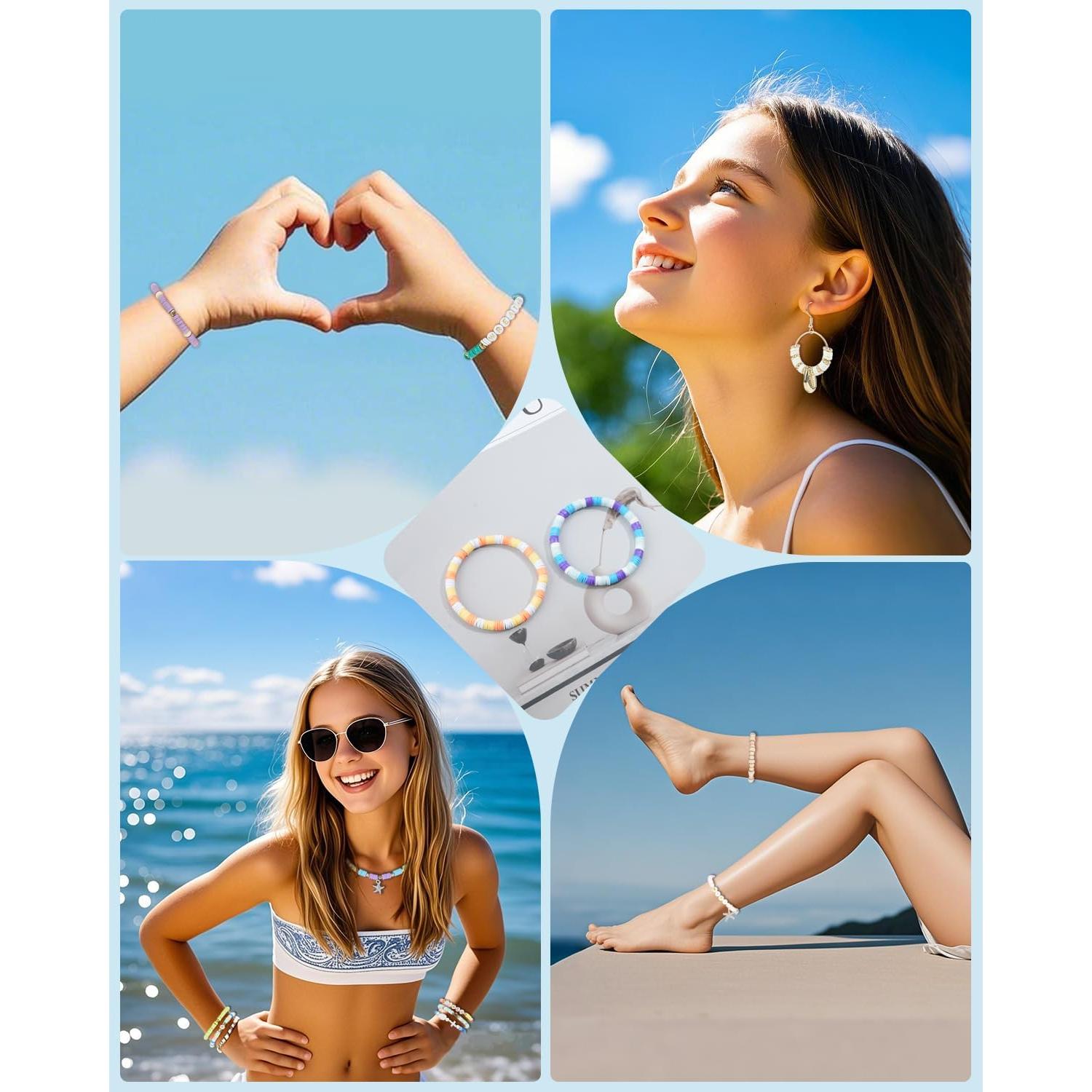 Kit de Fabricación de Pulseras BestNow con Cuentas de Arcilla