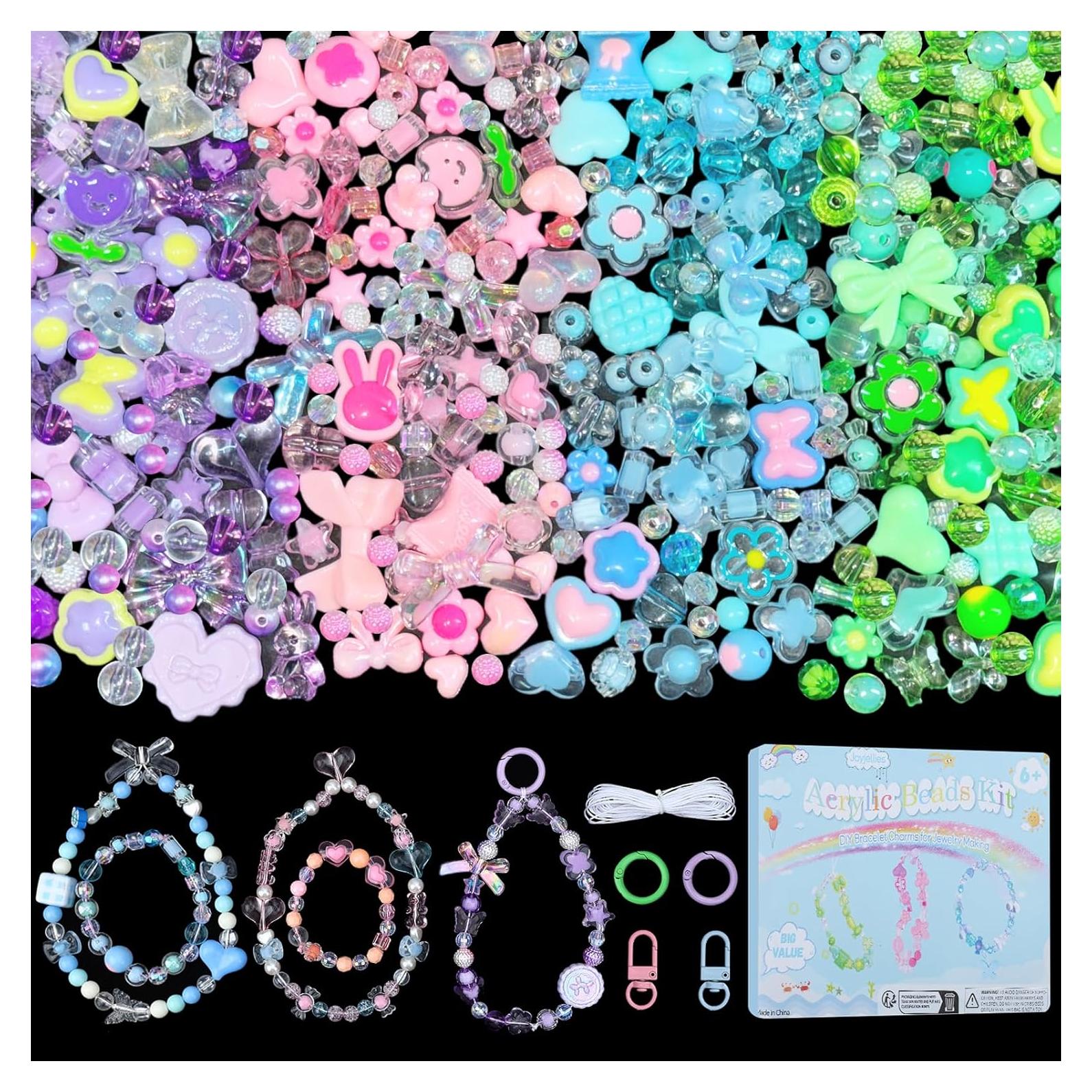 Kit de Fabricación de Pulseras JoyJellies 240 Piezas 4 Colores