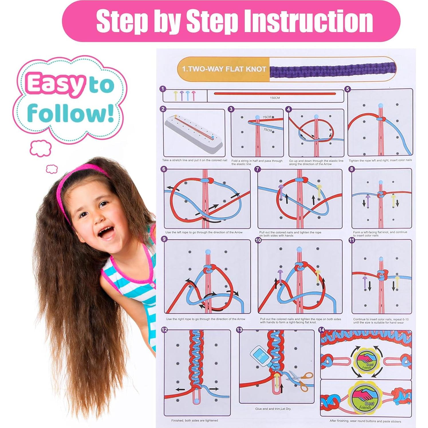 Kit de Fabricación de Pulseras GILI para Niñas 8-12 Años - DIY