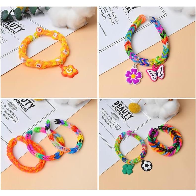 Kit de Fabricación de Pulseras ROYWOO - Bandas de Goma Multicolor