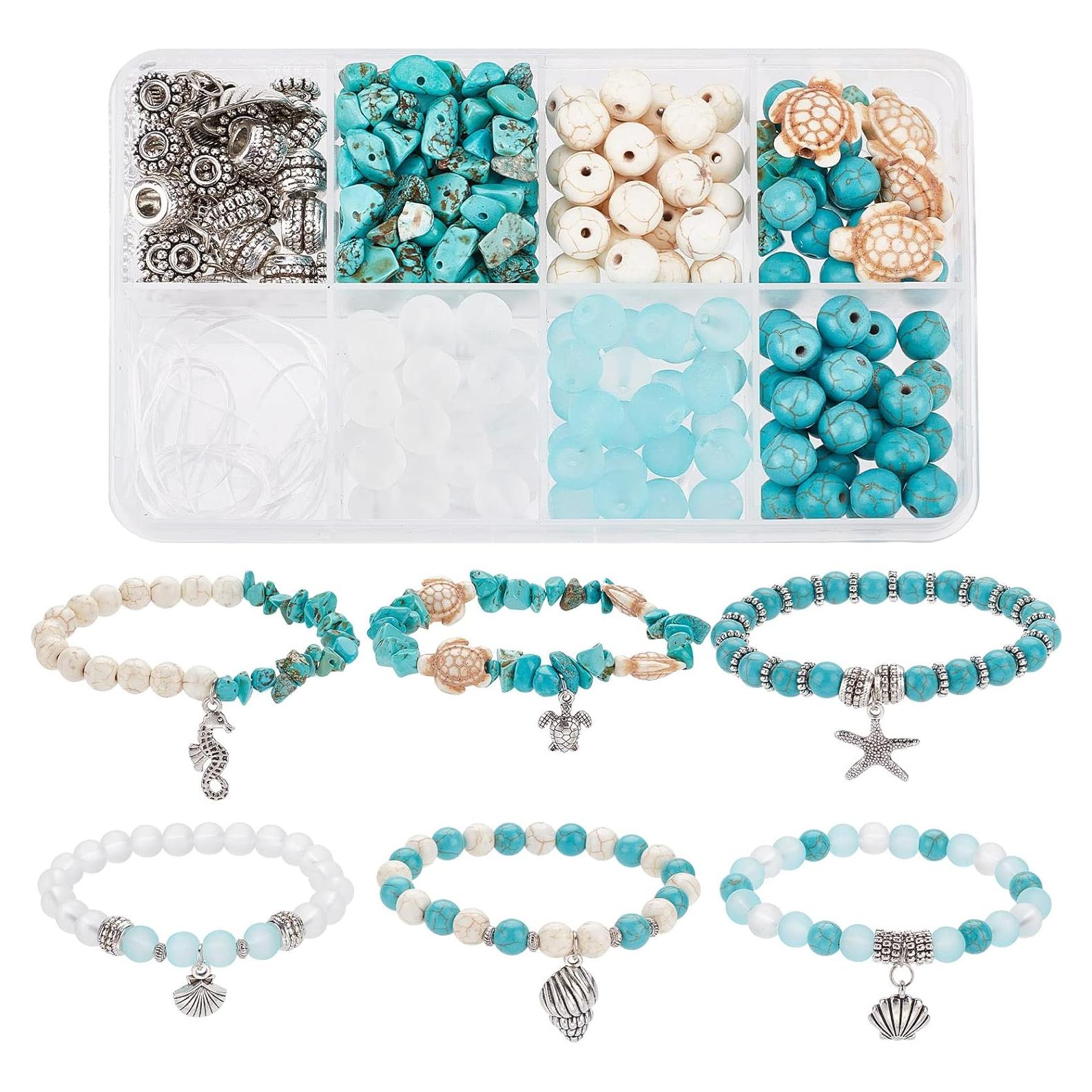 Kit de Fabricación de Pulseras SUNNYCLUE 277 Piezas Verano