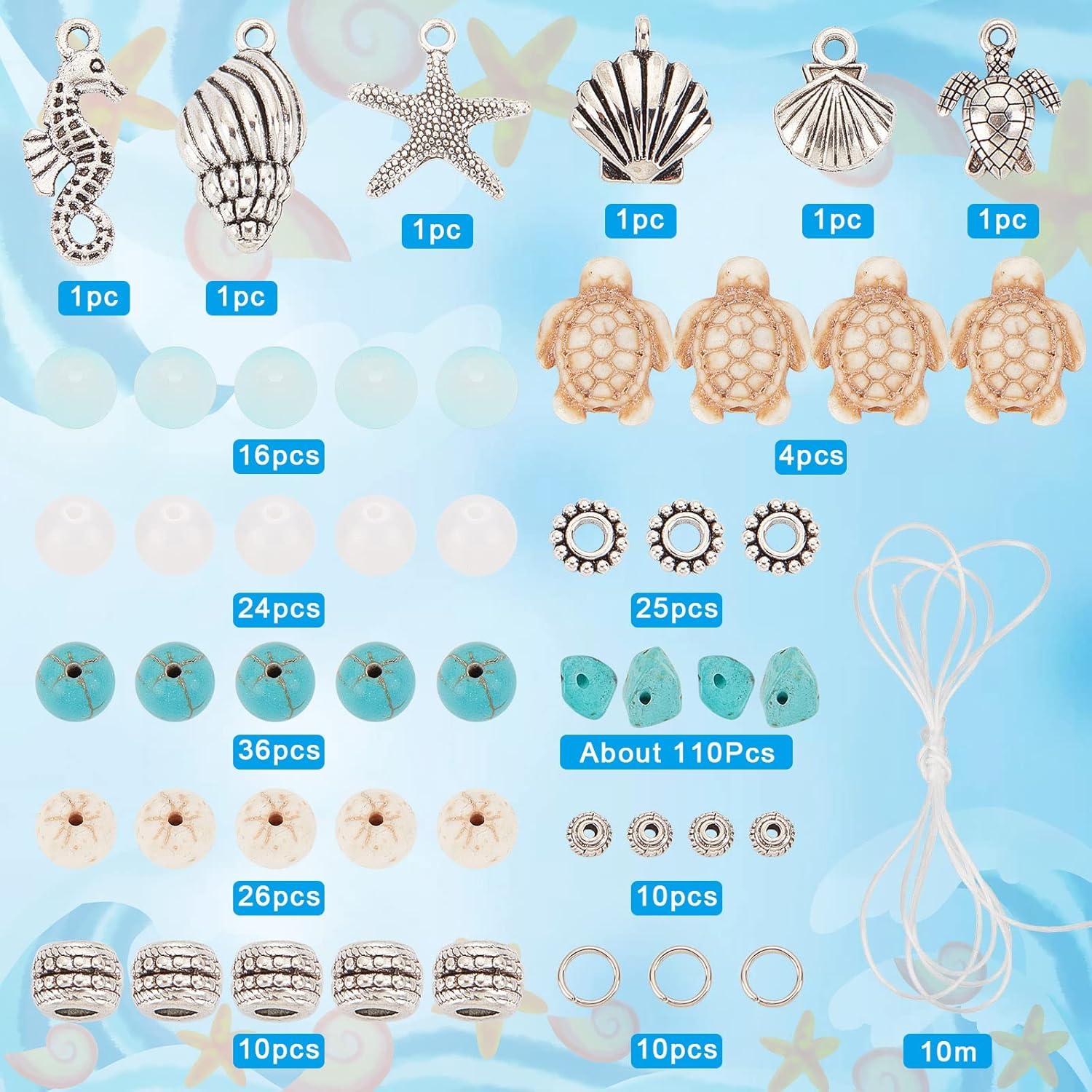 Kit de Fabricación de Pulseras SUNNYCLUE 277 Piezas Verano