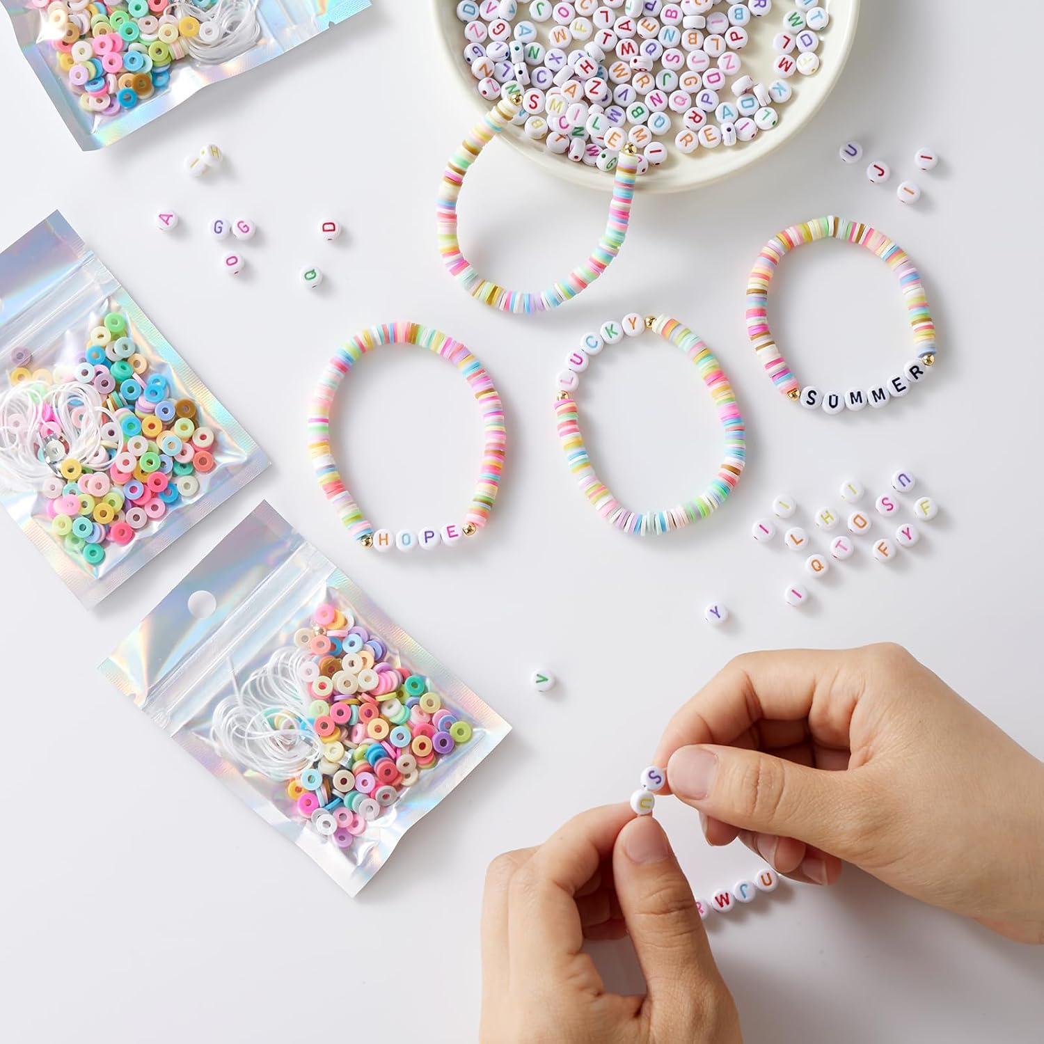 Kit de Pulseras de Amistad WJXCYGG 24 Set Arcilla Colorida