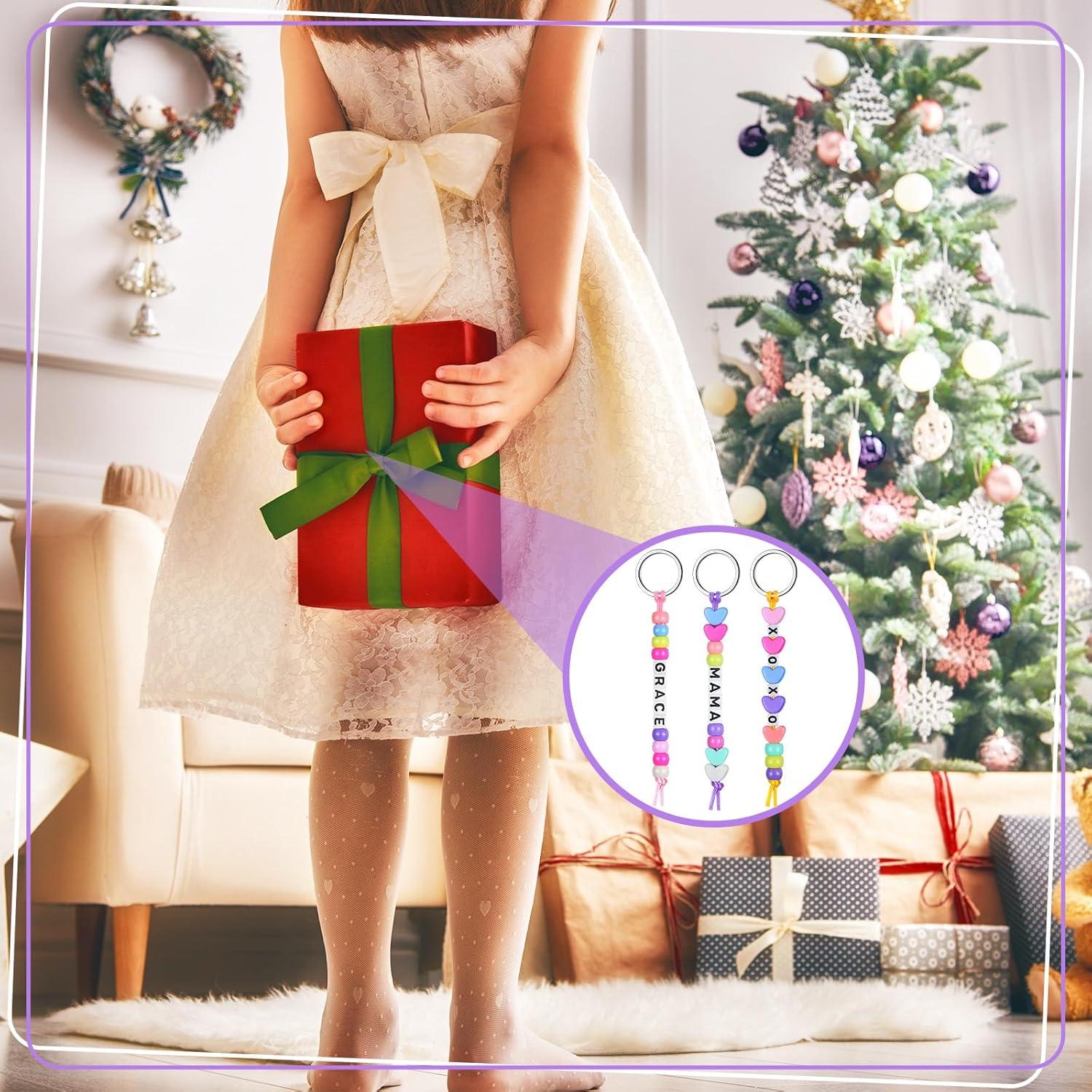 Kit de Llaveros DIY Landical 564 Piezas Cuentas de Letras