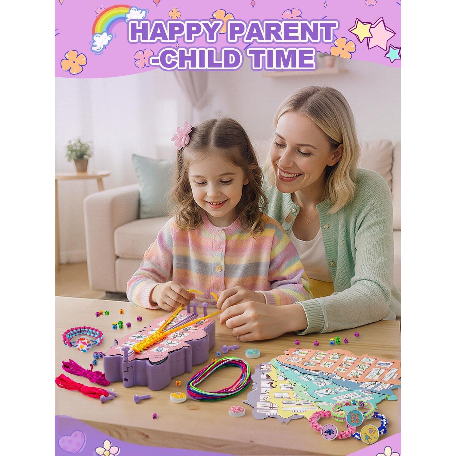 Kit de Pulseras de Amistad AONTESS Unicornio DIY para Niñas