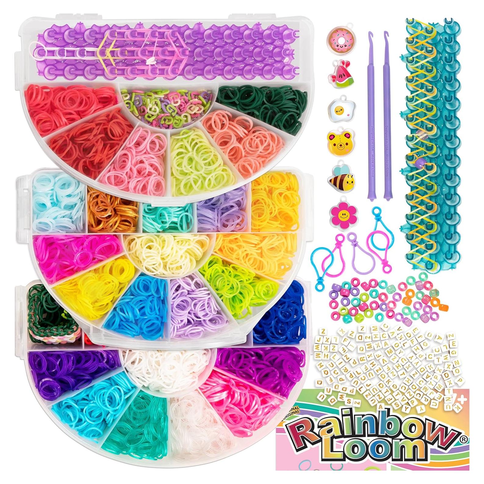 Kit de Fabricación de Pulseras Rainbow Loom Mighty Rainbow - 6000 Bandas