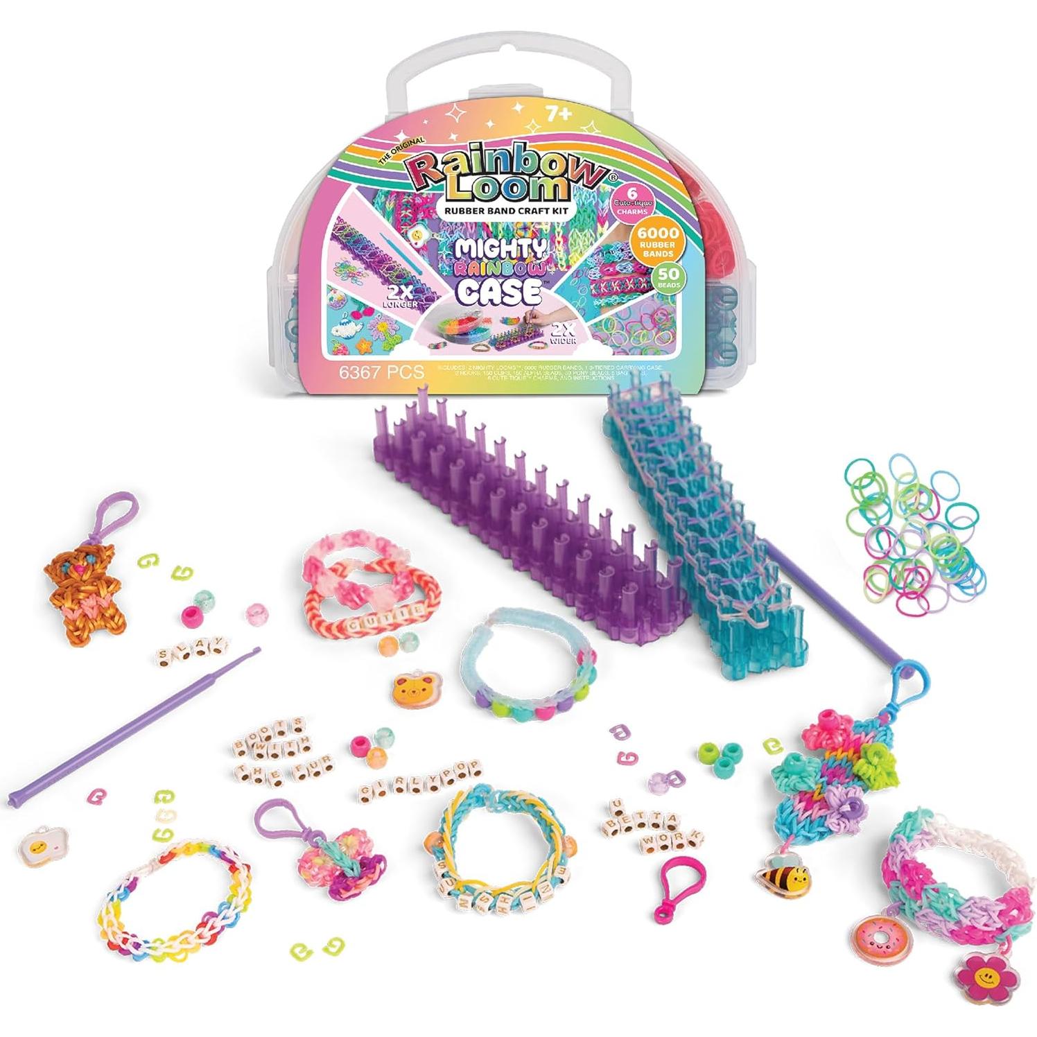 Kit de Fabricación de Pulseras Rainbow Loom Mighty Rainbow - 6000 Bandas