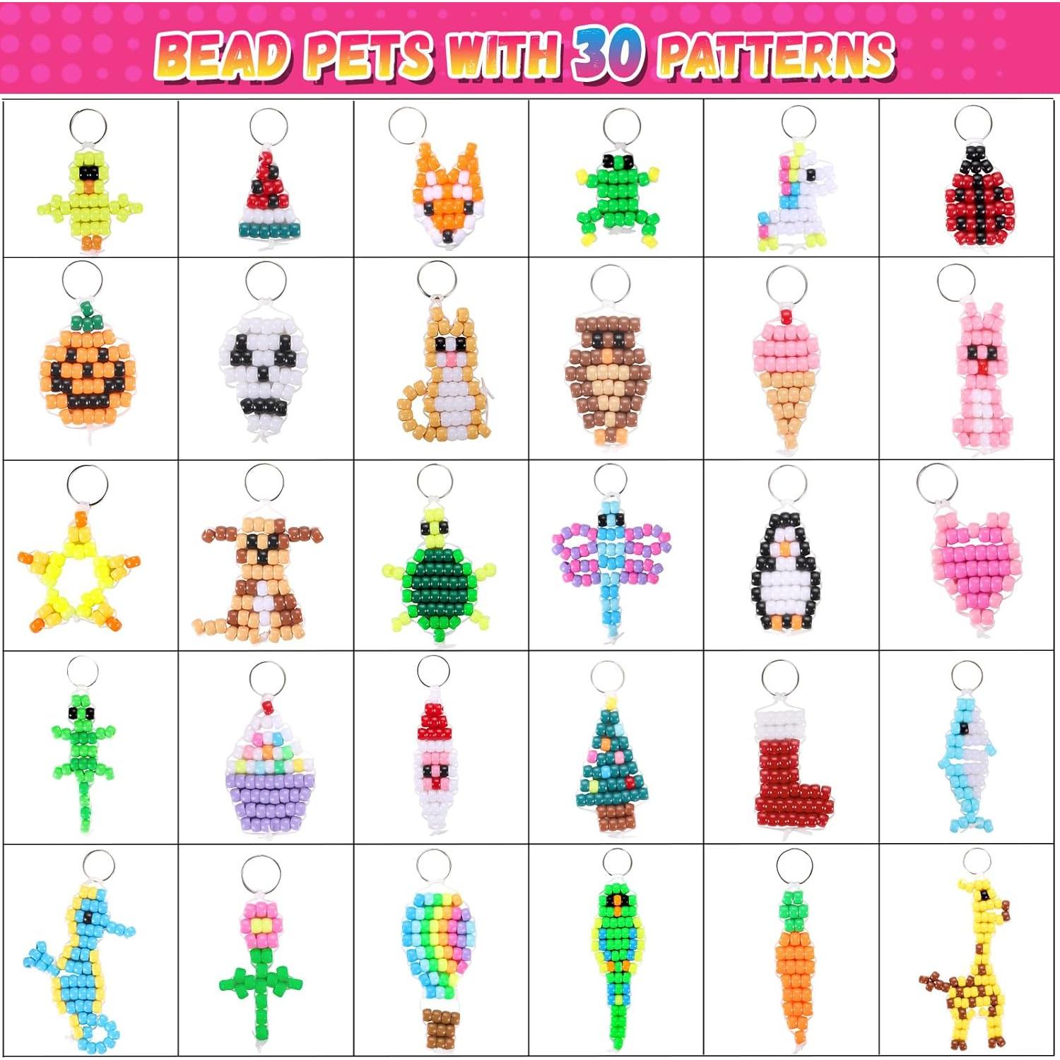 Kit de Manualidades Funtopia - 1500 Perlas de Pony y 30 Diseños