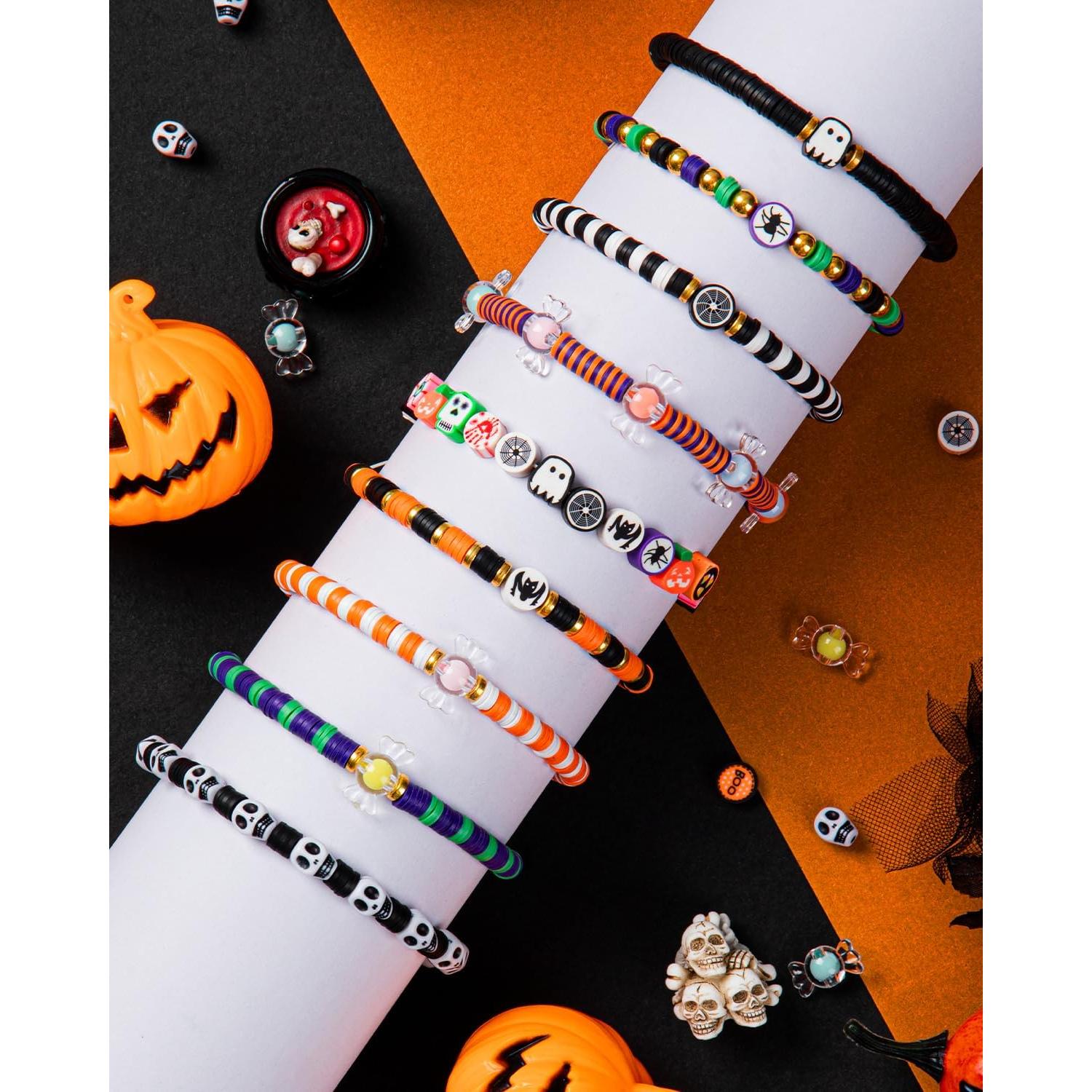 Kit de Joyería Halloween Taybonds para Niños 6+ - Pulseras y Encantos
