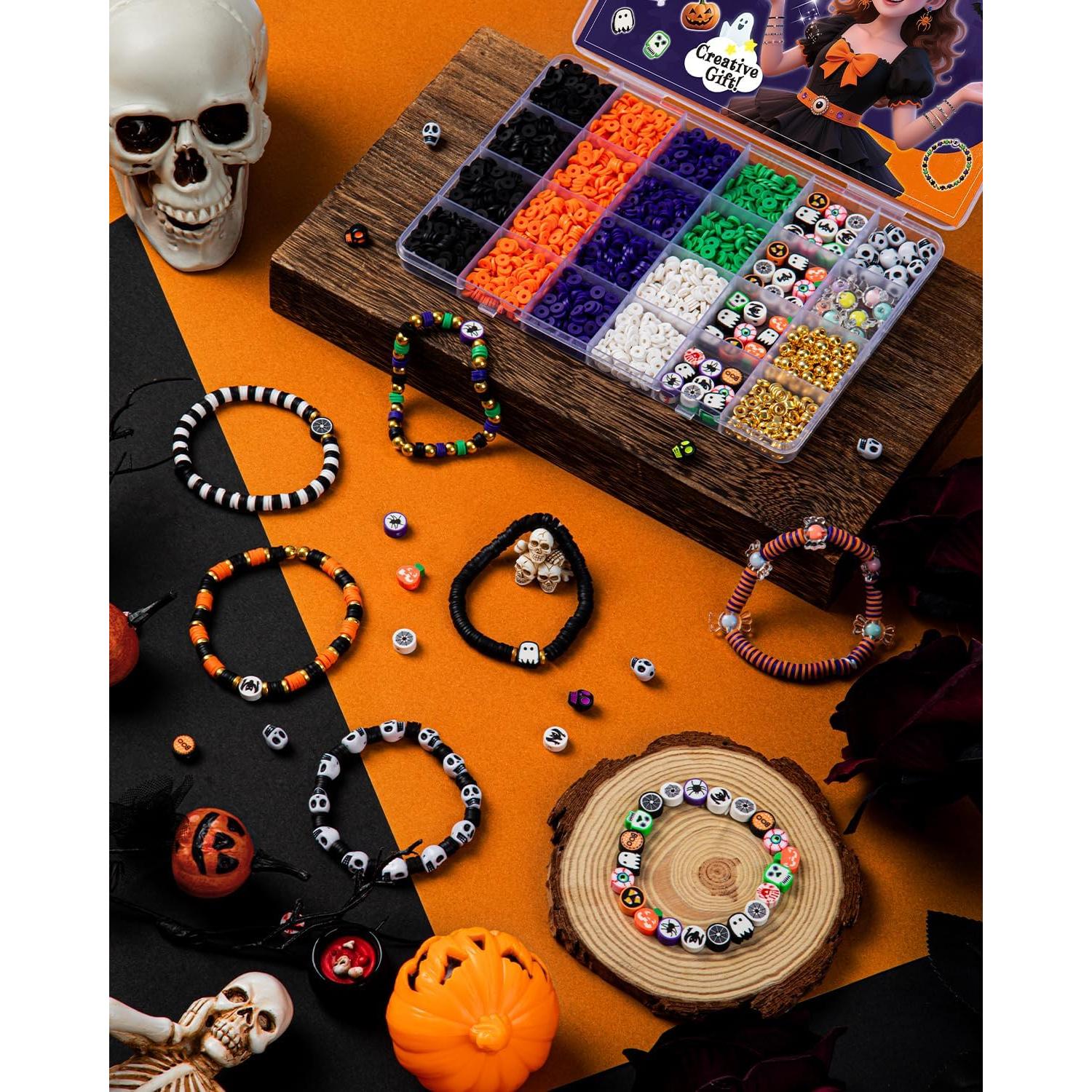 Kit de Joyería Halloween Taybonds para Niños 6+ - Pulseras y Encantos