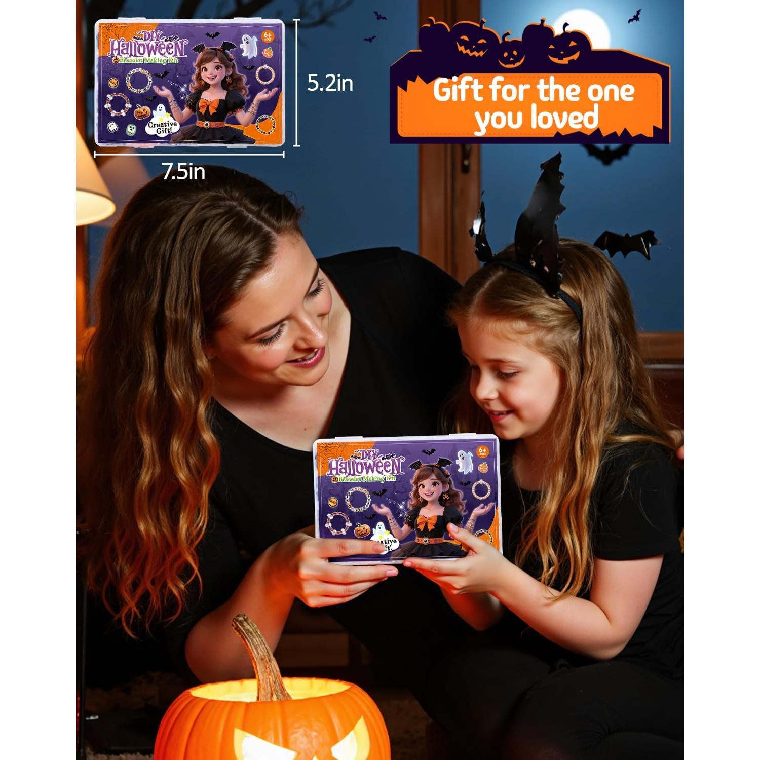 Kit de Joyería Halloween Taybonds para Niños 6+ - Pulseras y Encantos