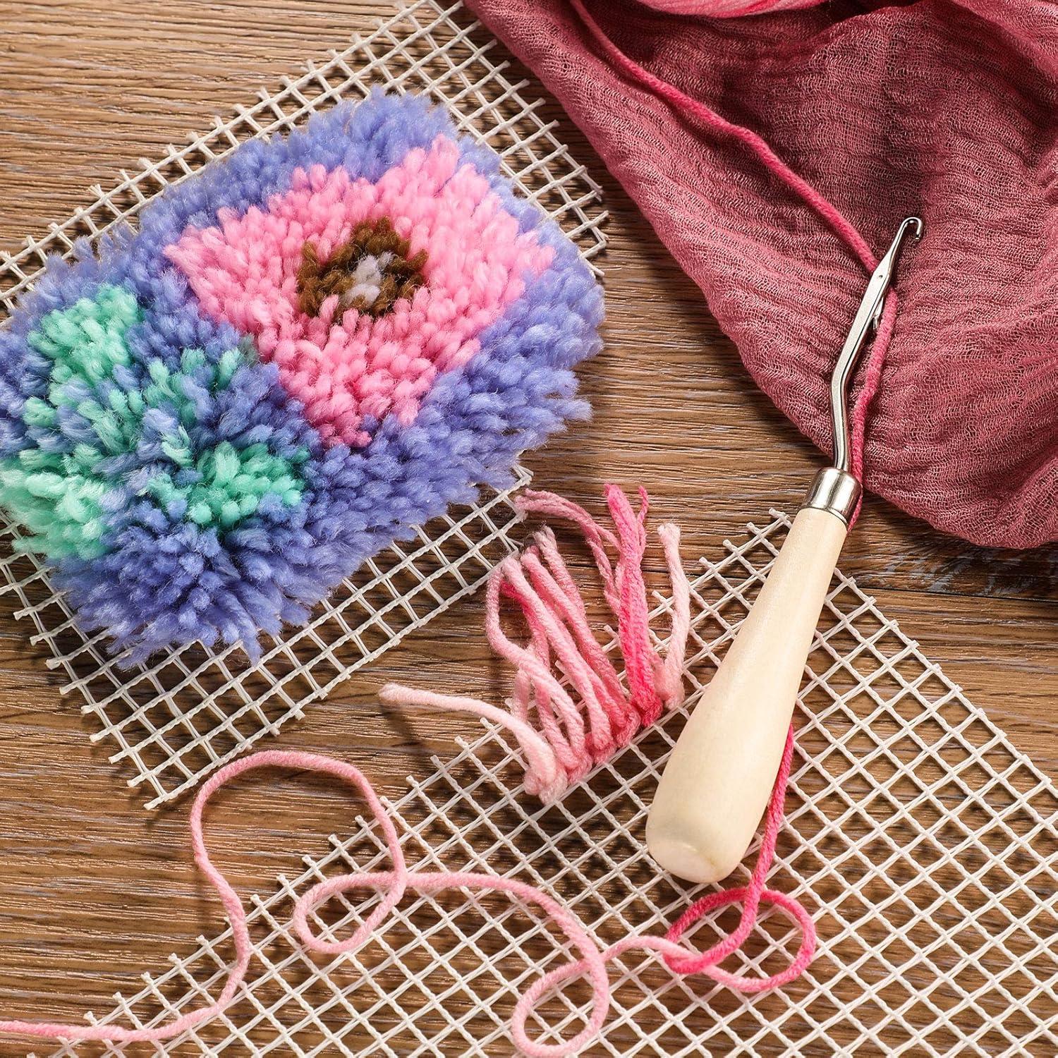 Kit de Ganchillo WILLBOND 2 Piezas Lona 50x50cm con Herramientas