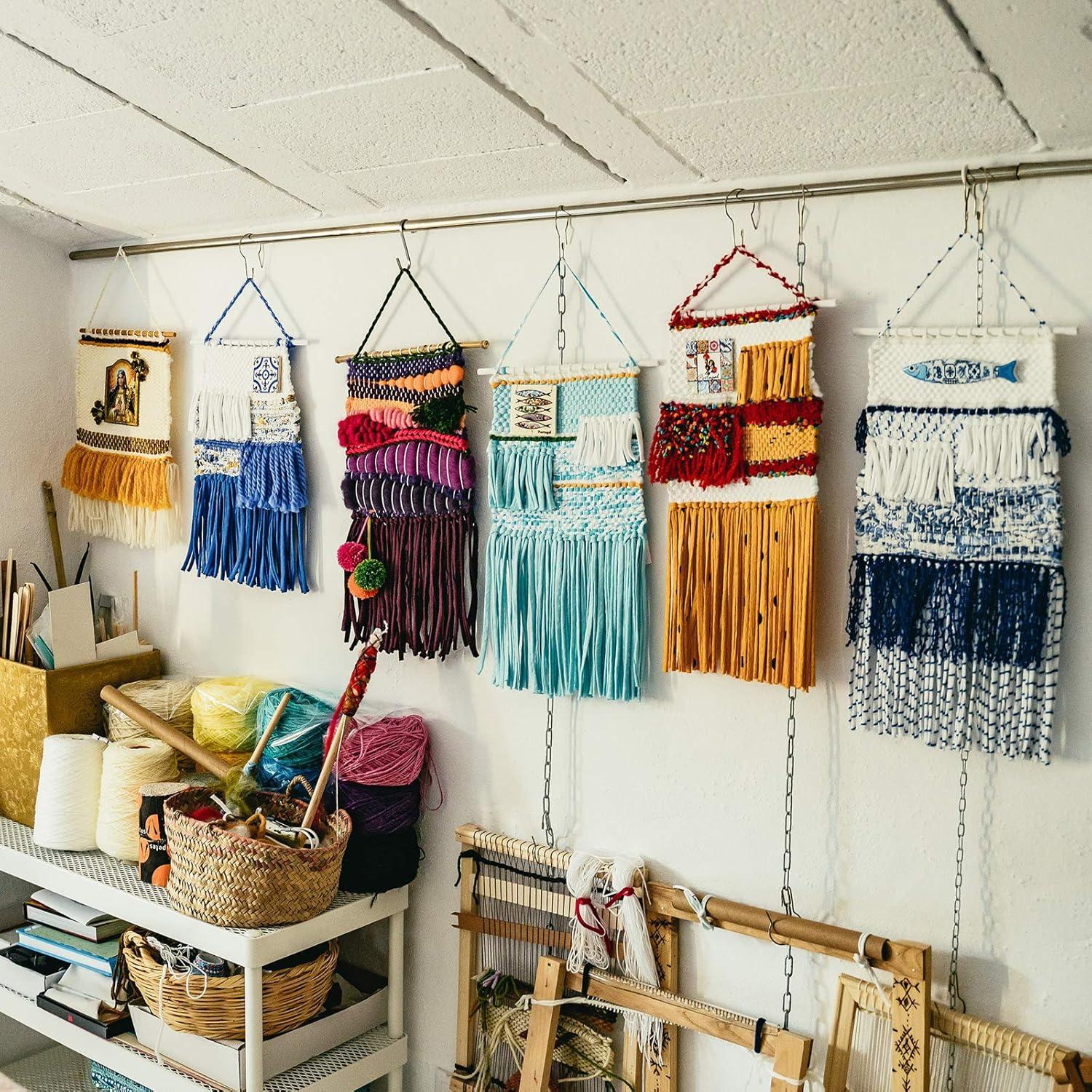 Kit de Ganchillo WILLBOND 2 Piezas Lona 50x50cm con Herramientas