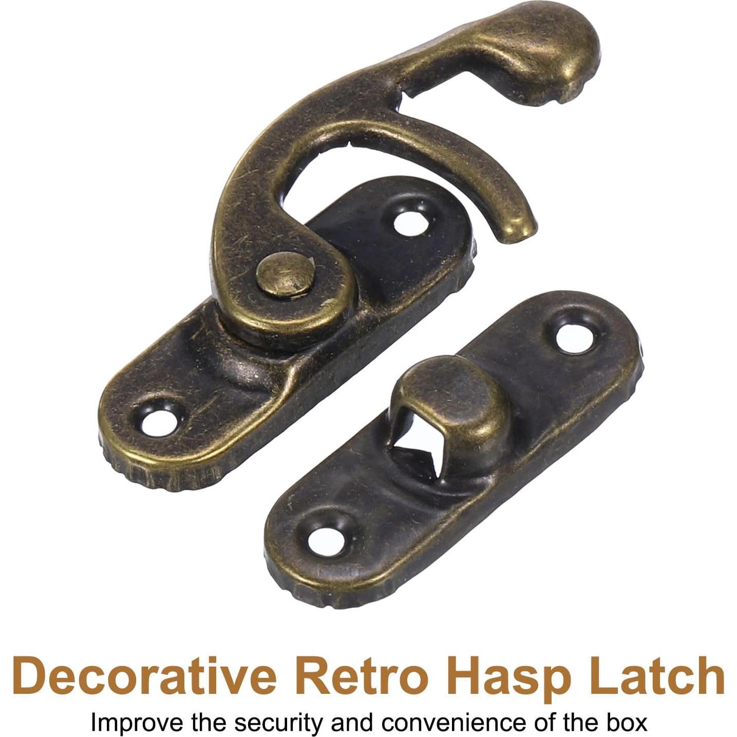 Cierre Vintage de Brazo Oscilante uxcell 6 Pcs 37x43mm Bronce