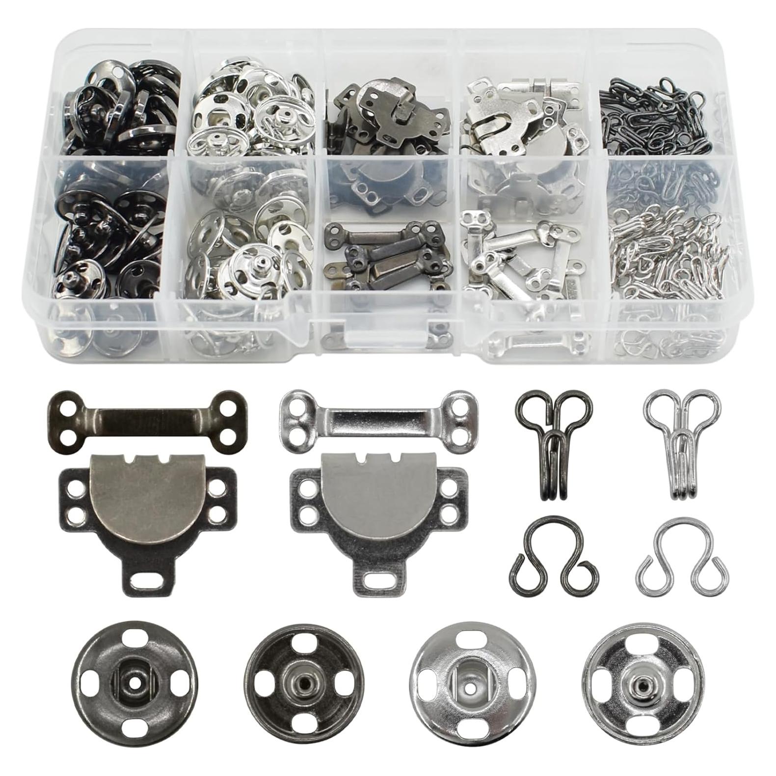 100 Pares Ganchos y Ojos de Costura BDS-HOME - Cobre