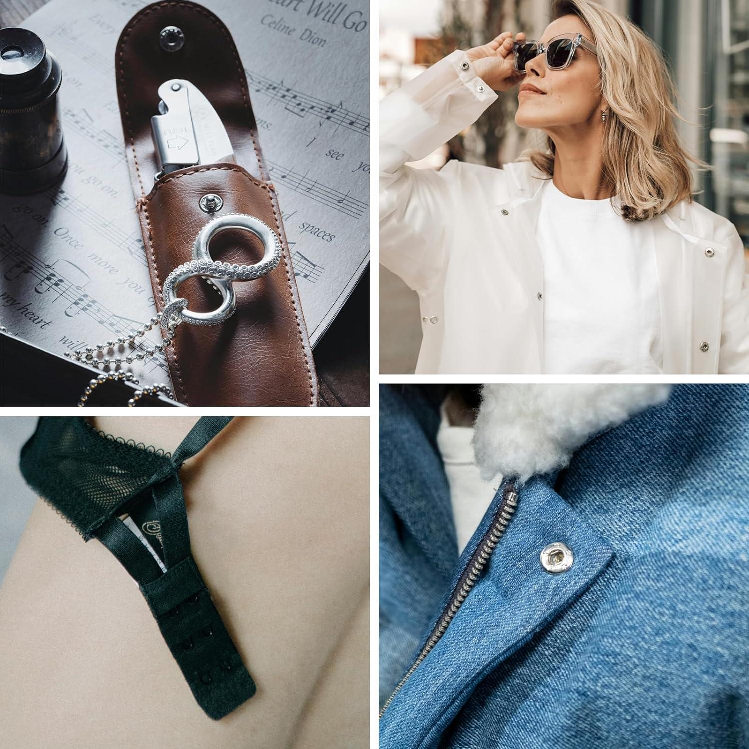 100 Pares Ganchos y Ojos de Costura BDS-HOME - Cobre