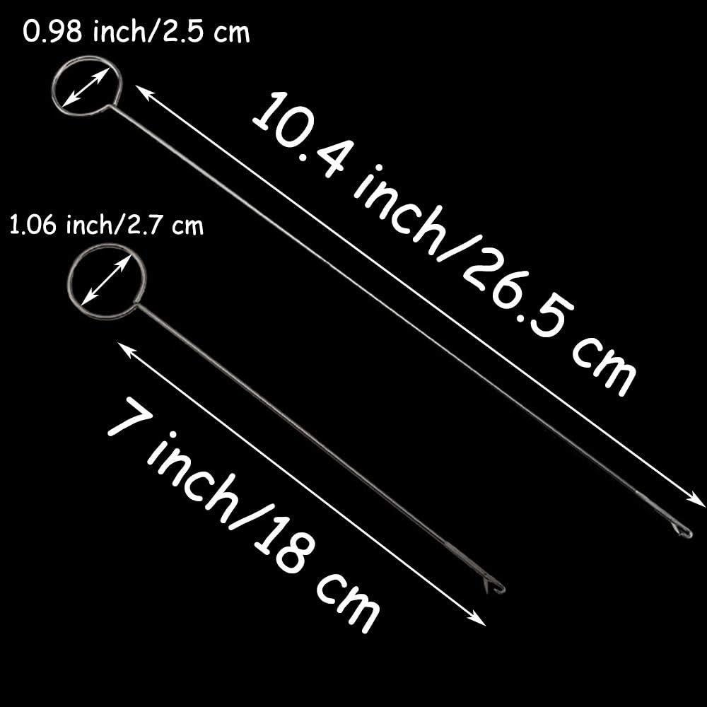 Gancho de Acero Inoxidable para Costura Joyhey - 2 Pcs 26.5 cm y 18 cm