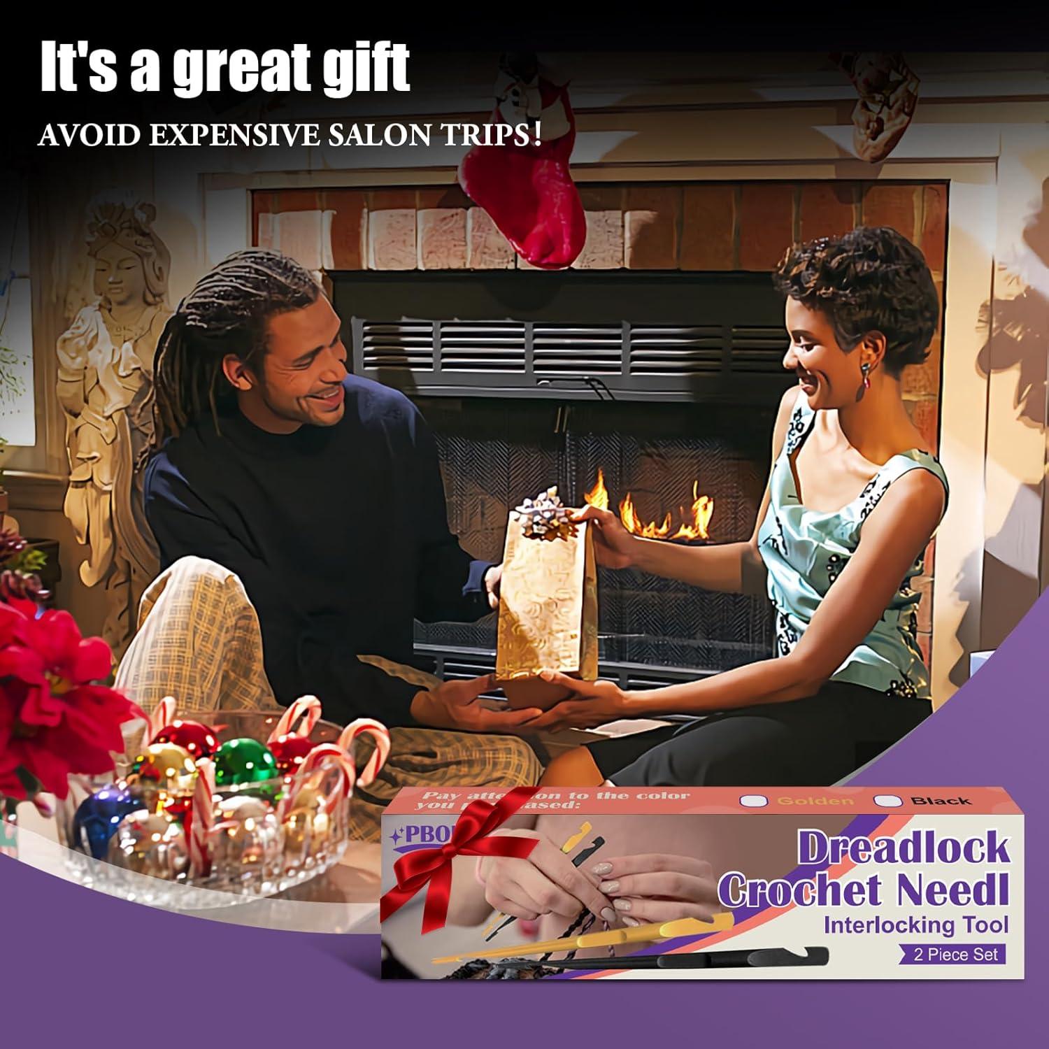 Juego de Agujas de Ganchillo PBOBQ para Dreadlocks y Sisterlocks