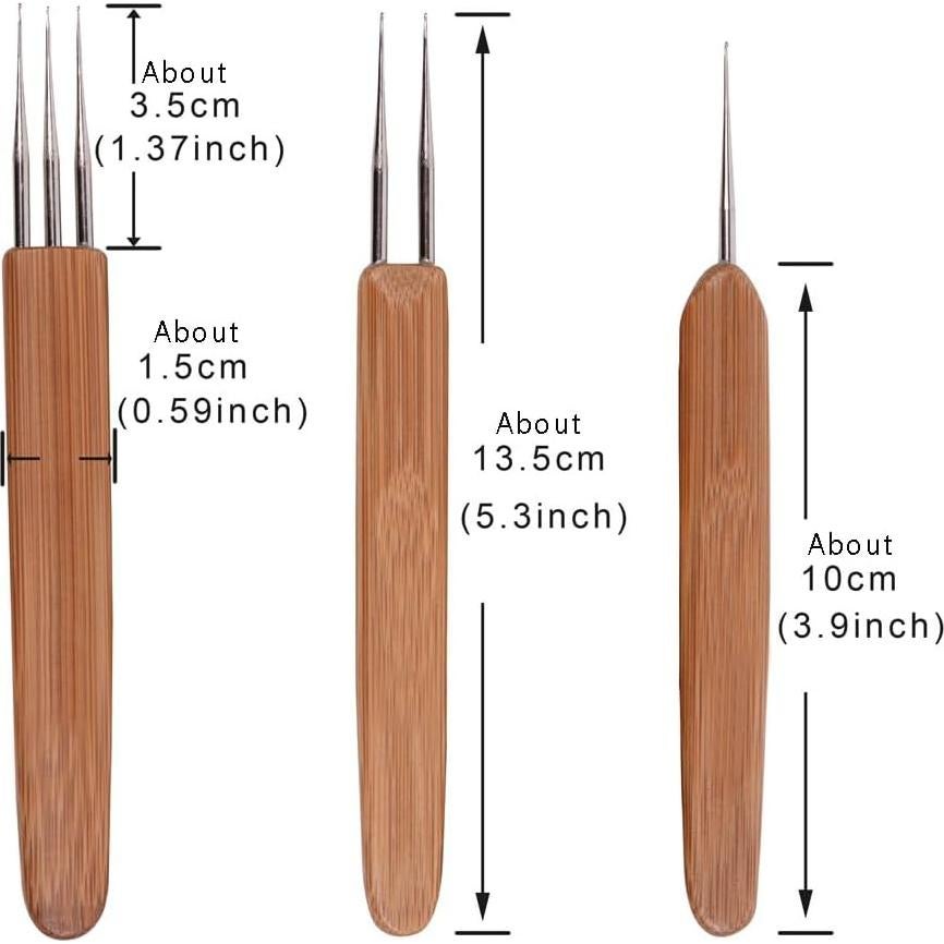 Kit de Herramientas de Crochet para Dreadlocks YANTAISIYU 8 Pcs